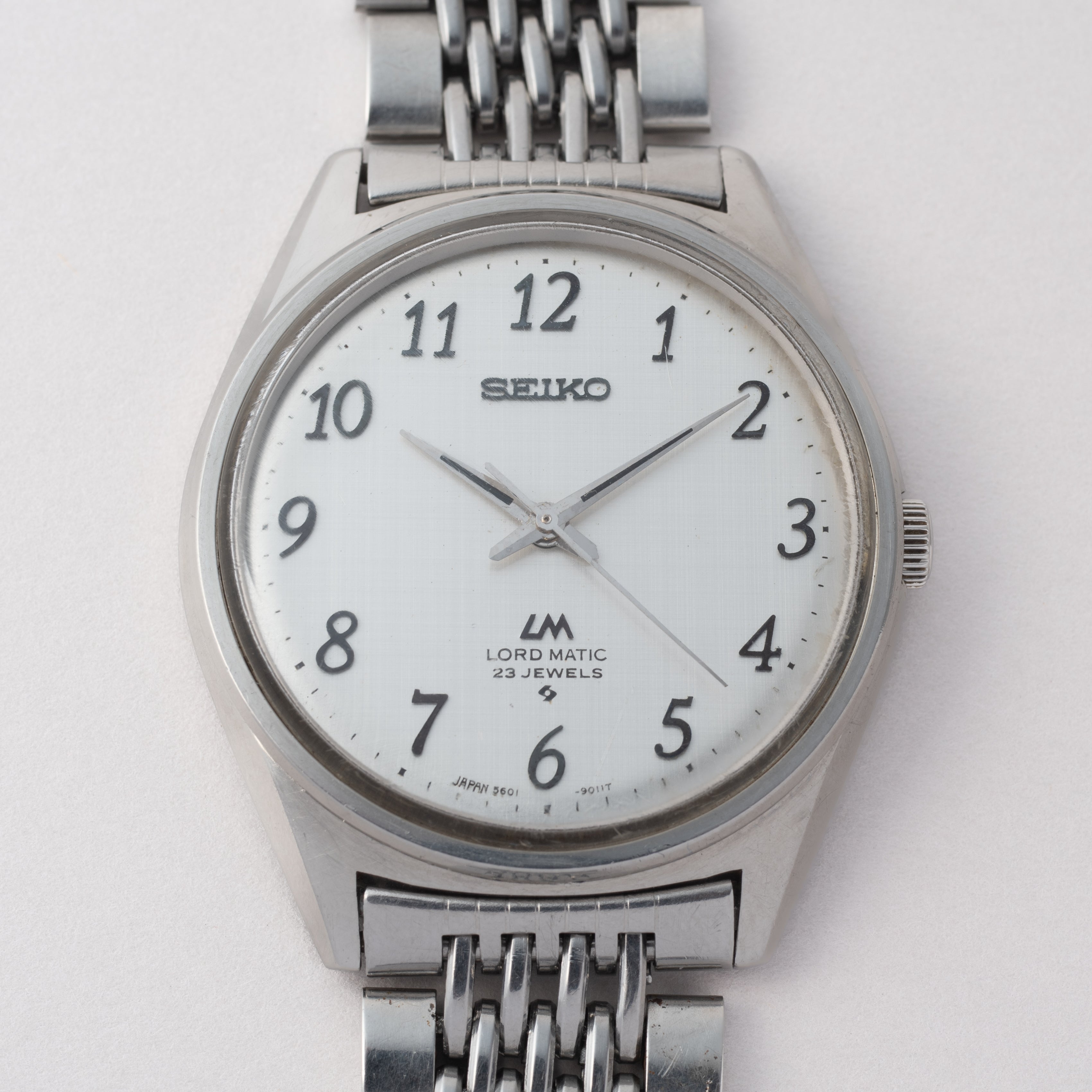 セイコー ロードマチック 1972年製 リネンダイヤル Ref.5601-9000 純正ブレス付き