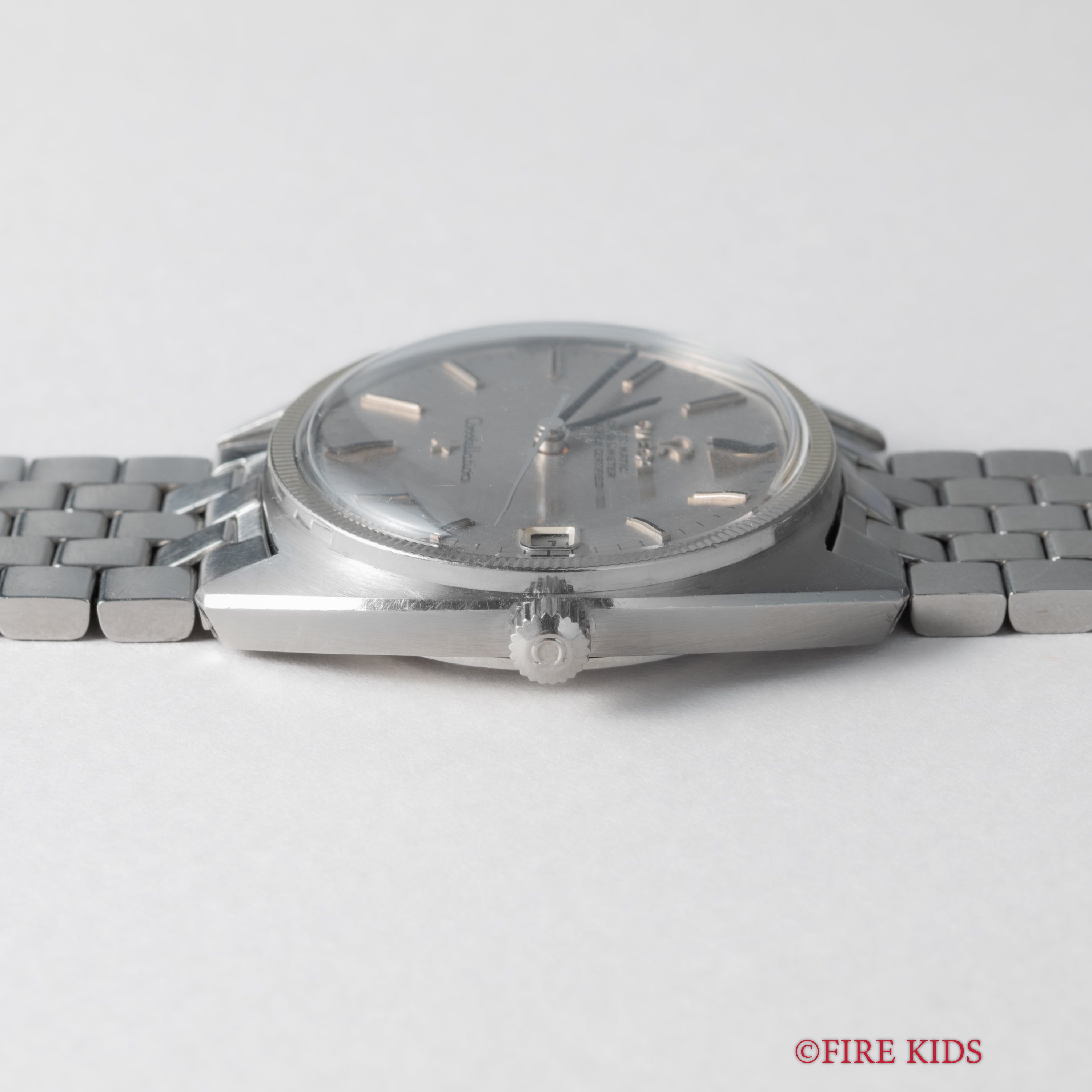 オメガ コンステレーション ジェンタ 1969年製 Ref.168.027 リネンダイヤル WGコインエッジベゼル 純正ブレス