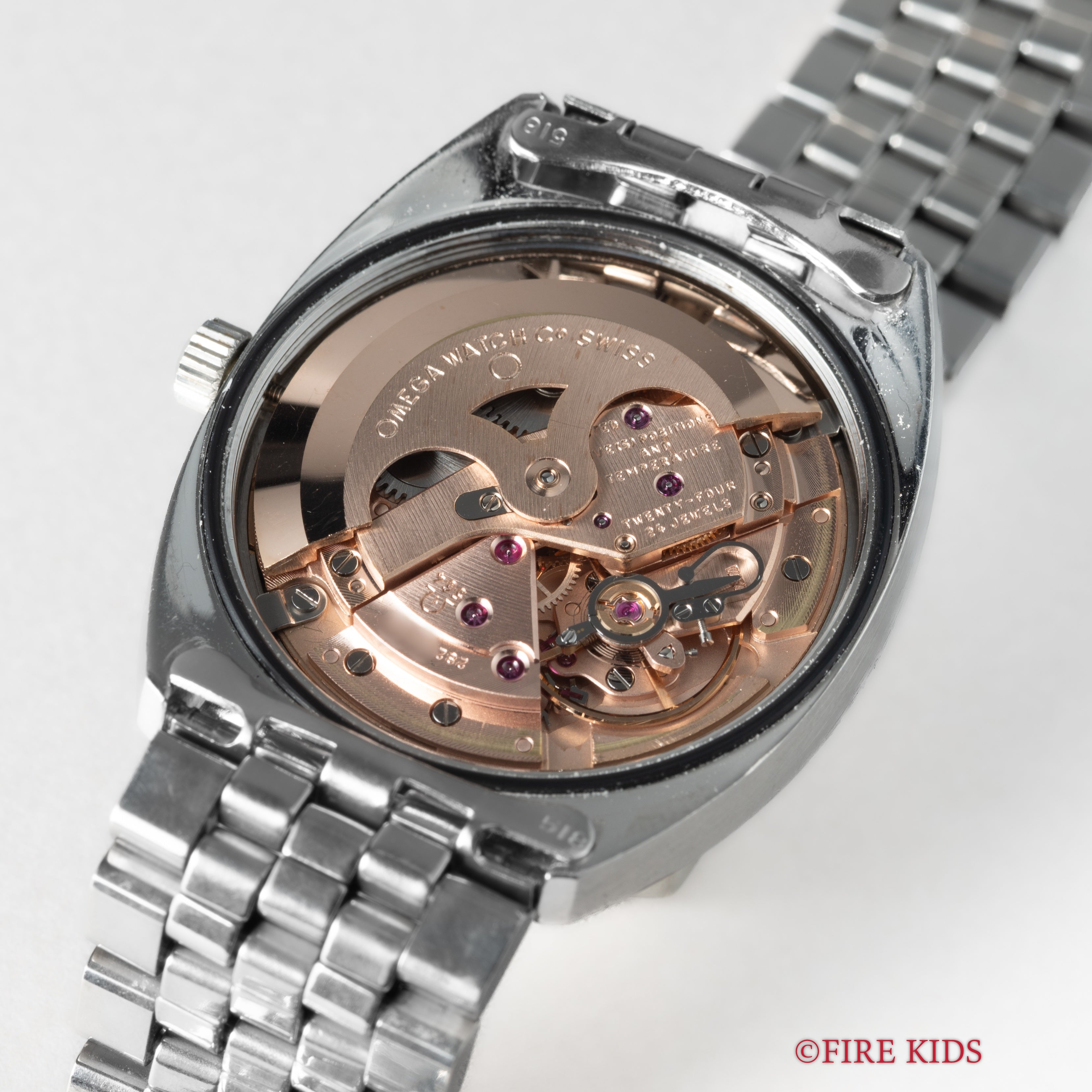 オメガ コンステレーション ジェンタ 1969年製 Ref.168.027 リネンダイヤル WGコインエッジベゼル 純正ブレス