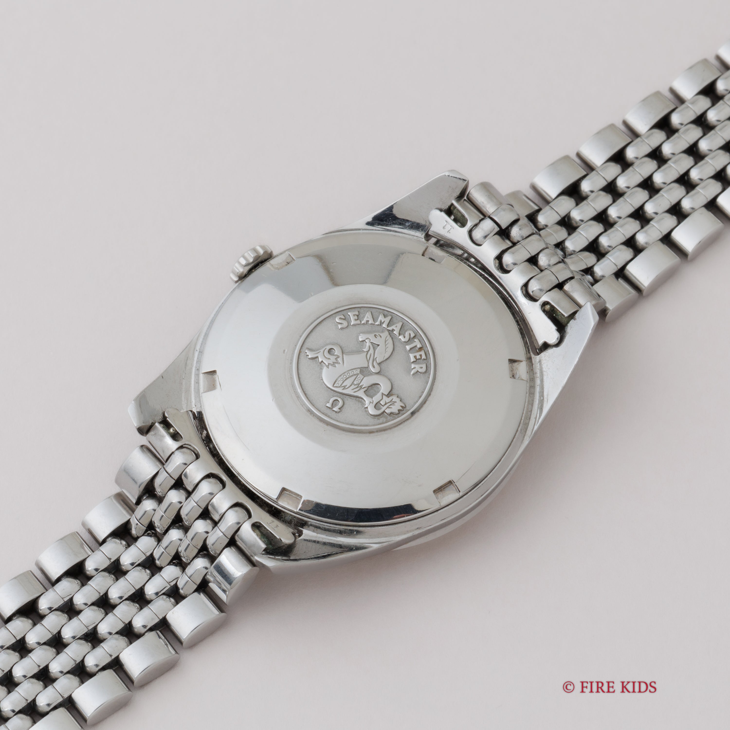 オメガ シーマスター 1965年製 Ref.166.010 自動巻 Cal.562 シルバーダイヤル 純正ライスブレス