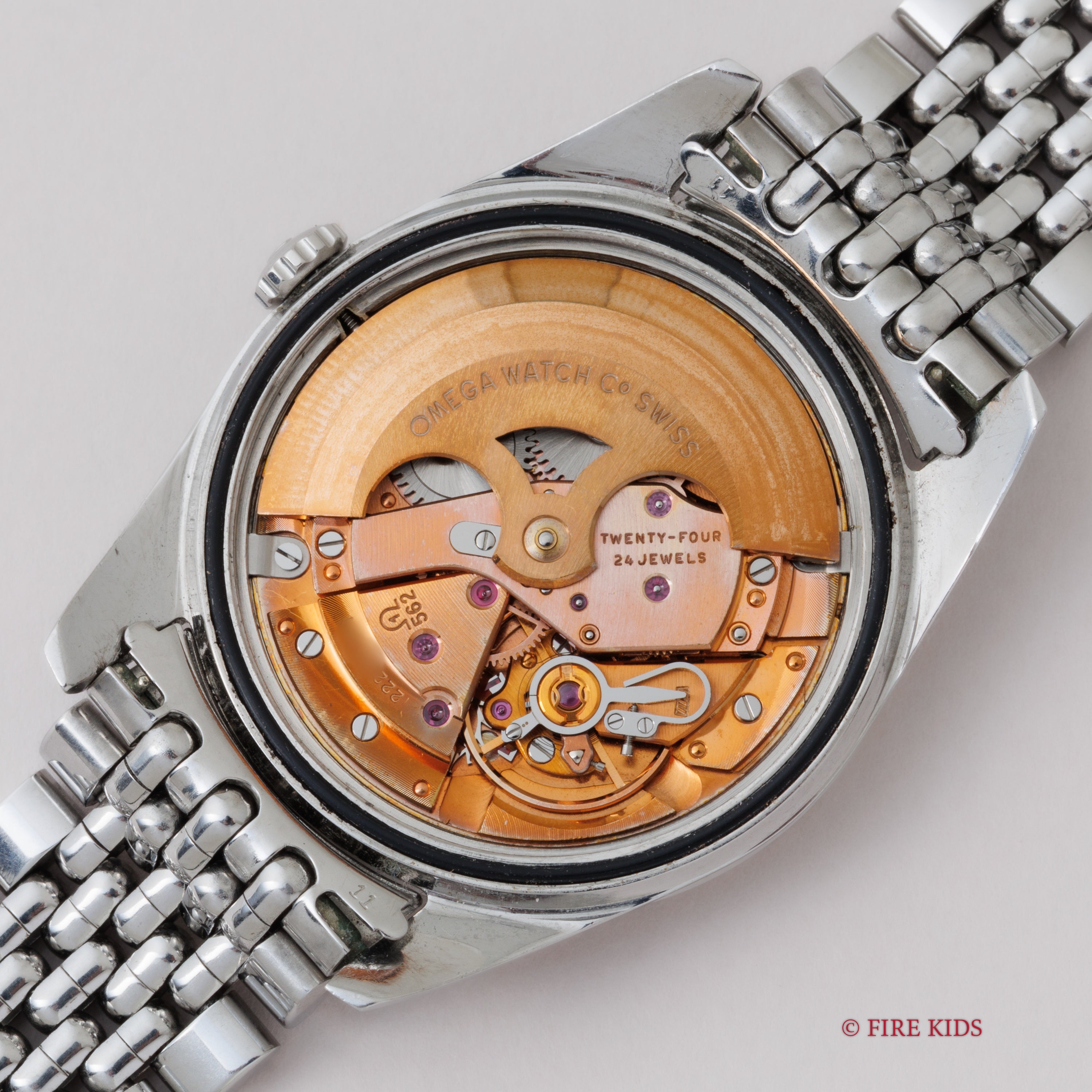オメガ シーマスター 1965年製 Ref.166.010 自動巻 Cal.562 シルバーダイヤル 純正ライスブレス