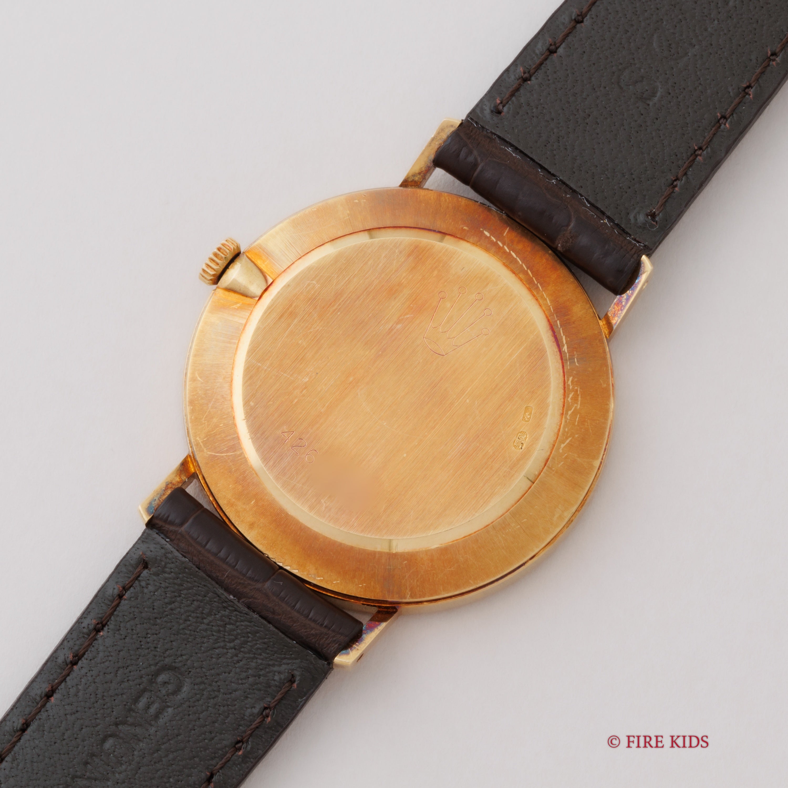 ロレックス チェリーニ 1974年製 Ref.4112 18金無垢ラウンドケース ローマンダイヤル