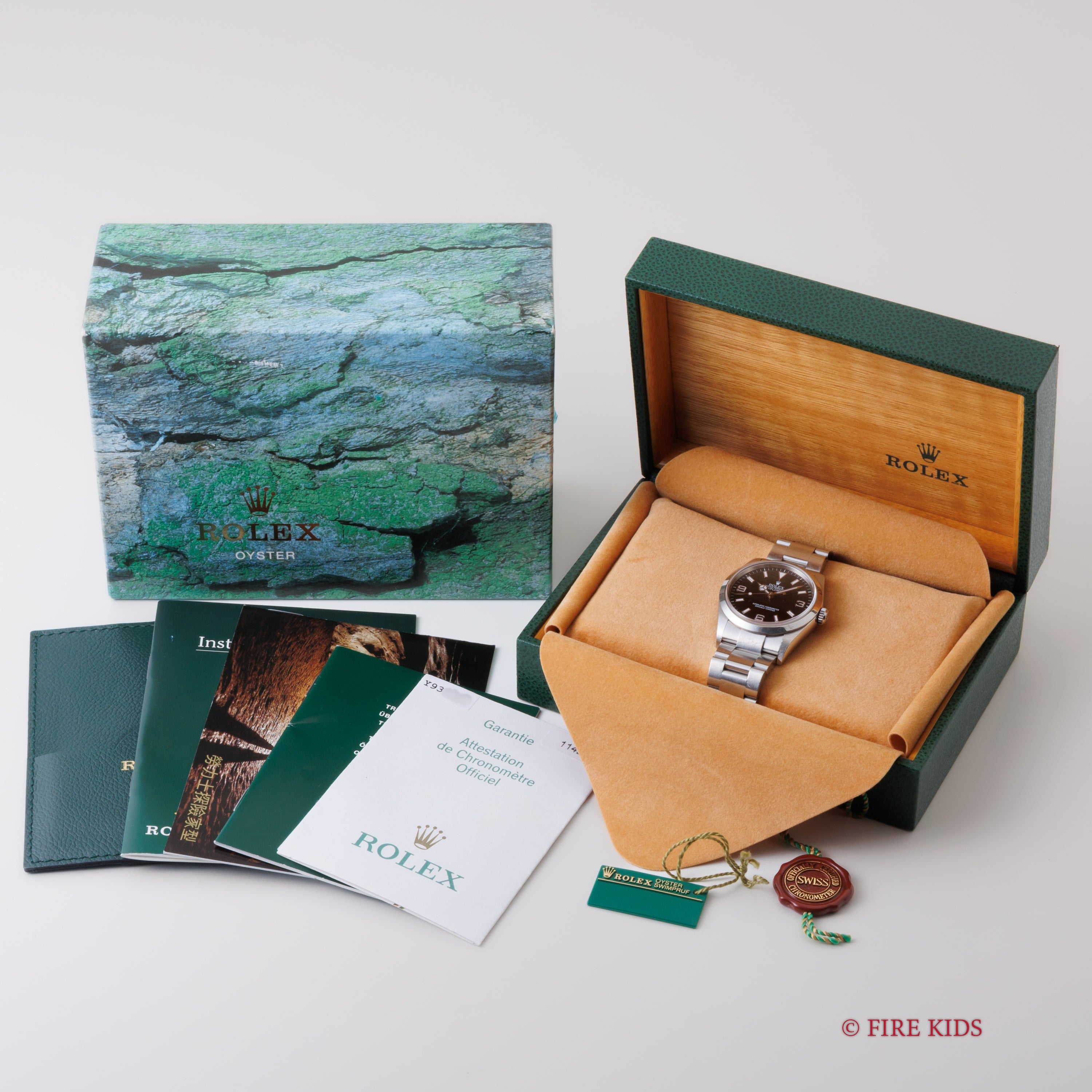 ロレックス エクスプローラー 2002年製 Ref.114270 箱ギャラ付き