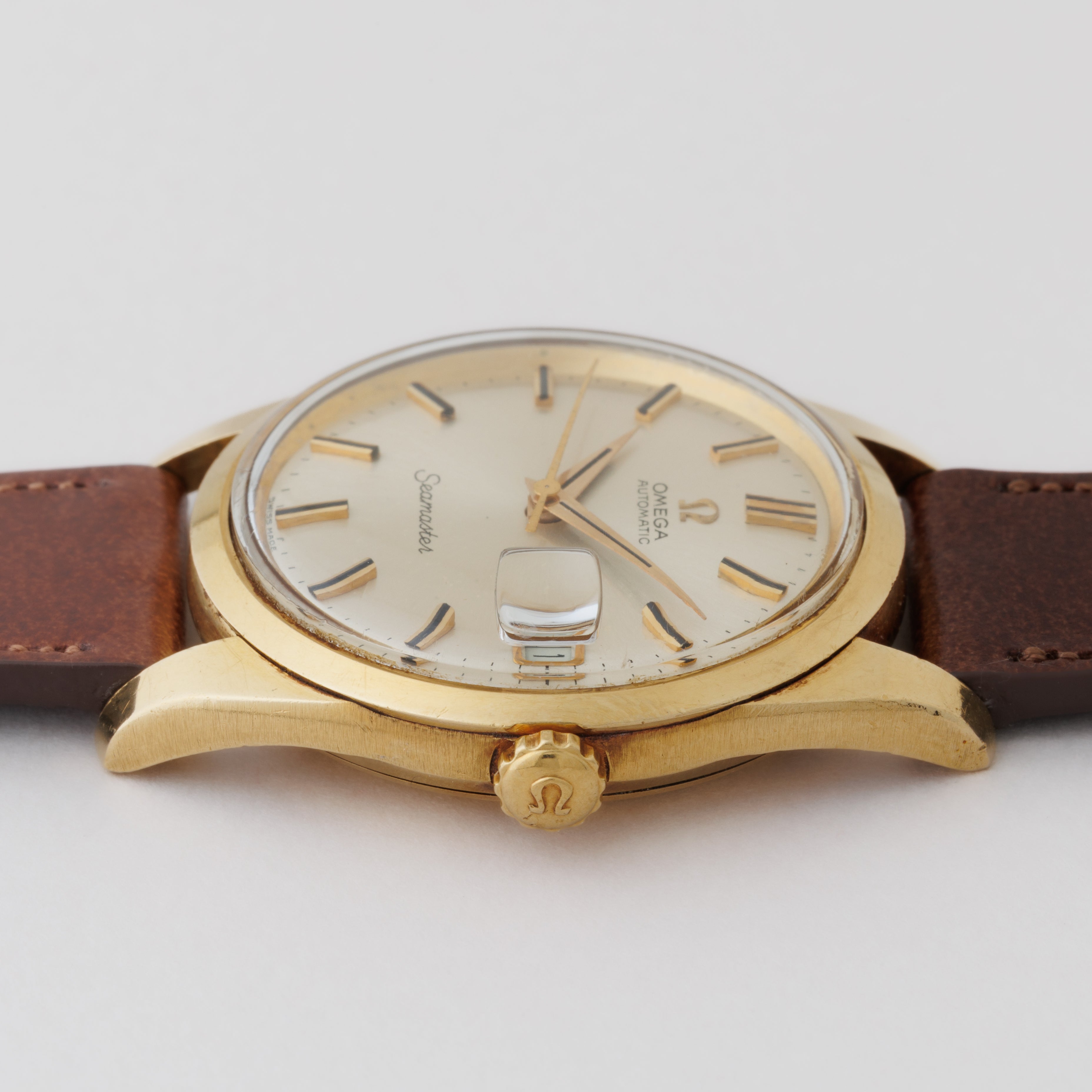 オメガ 18金無垢シーマスター 1966年製 Ref.166.010 自動巻 Cal.565 18KYG