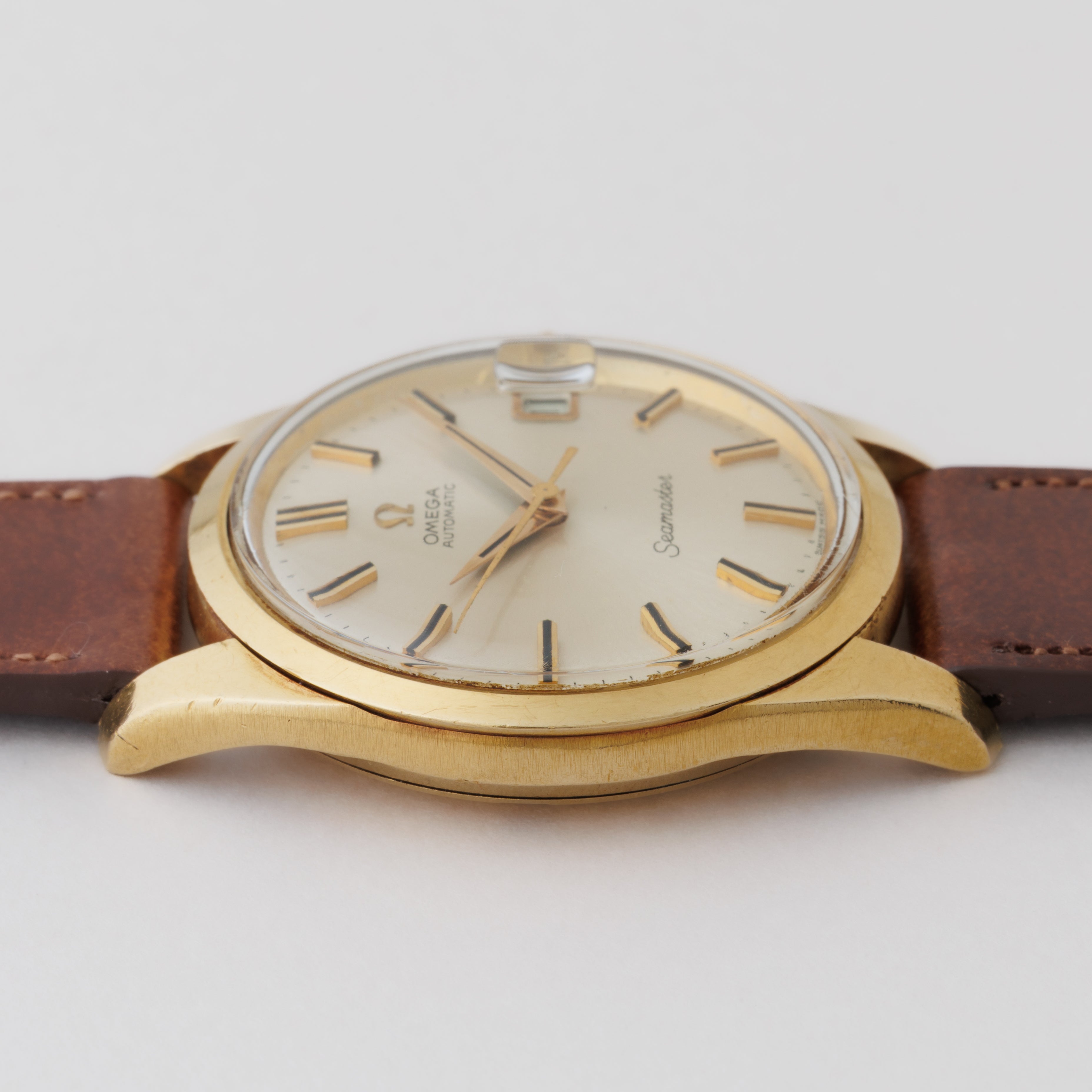 オメガ 18金無垢シーマスター 1966年製 Ref.166.010 自動巻 Cal.565 18KYG