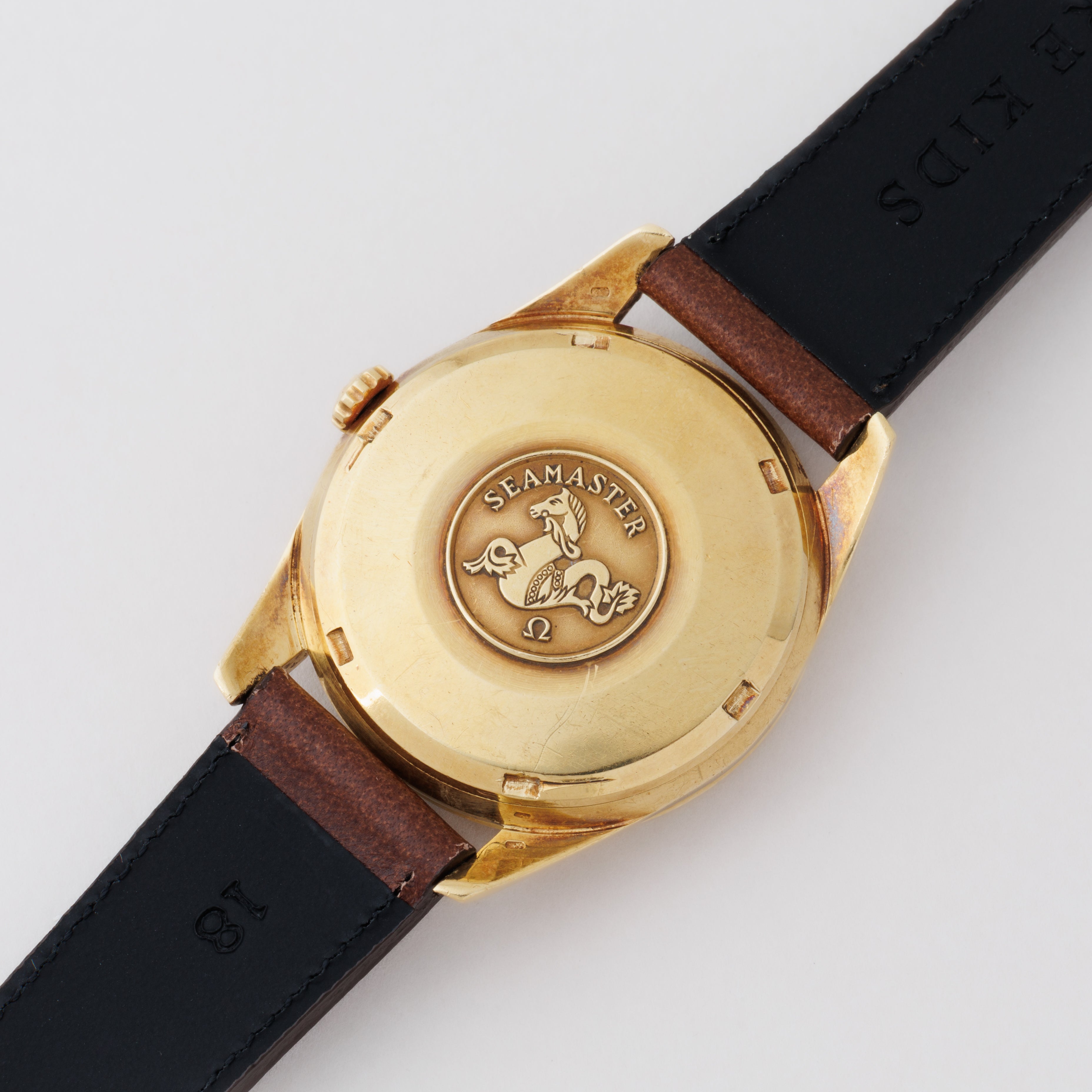 オメガ 18金無垢シーマスター 1966年製 Ref.166.010 自動巻 Cal.565 18KYG