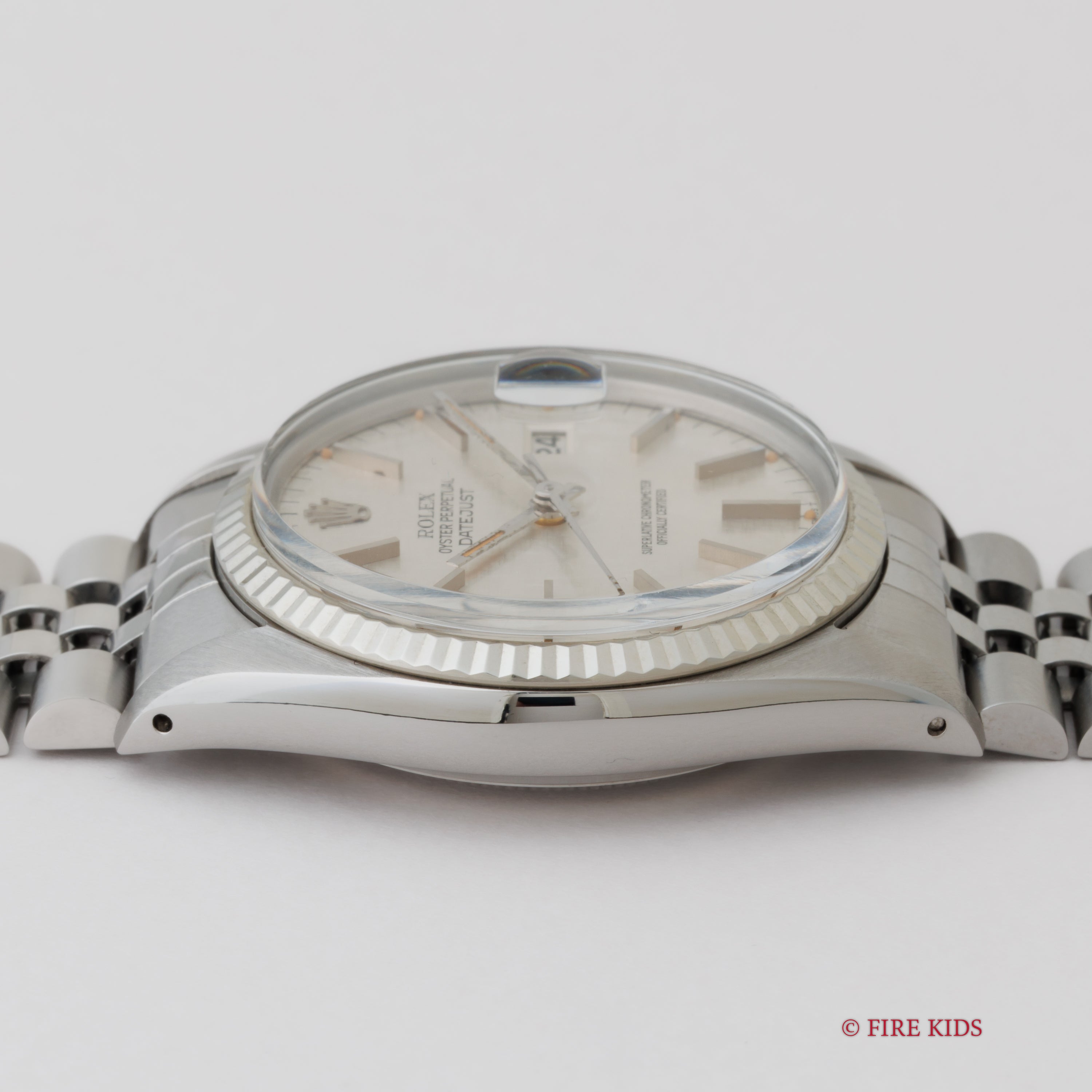 ロレックス デイトジャスト 自動巻き 1979年製 Ref.1601 リネンシルバーダイヤル