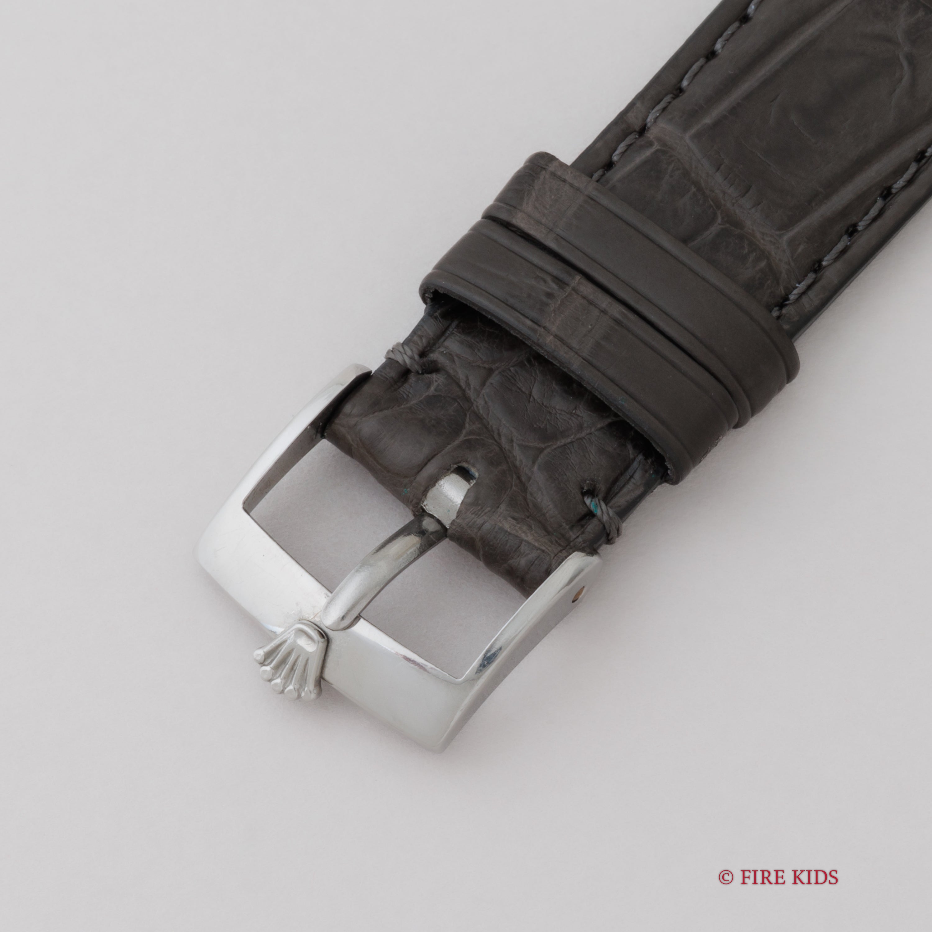 ロレックス プレシジョン 1976年製 Ref.34110 手巻き シルバーダイヤル 王冠尾錠付き