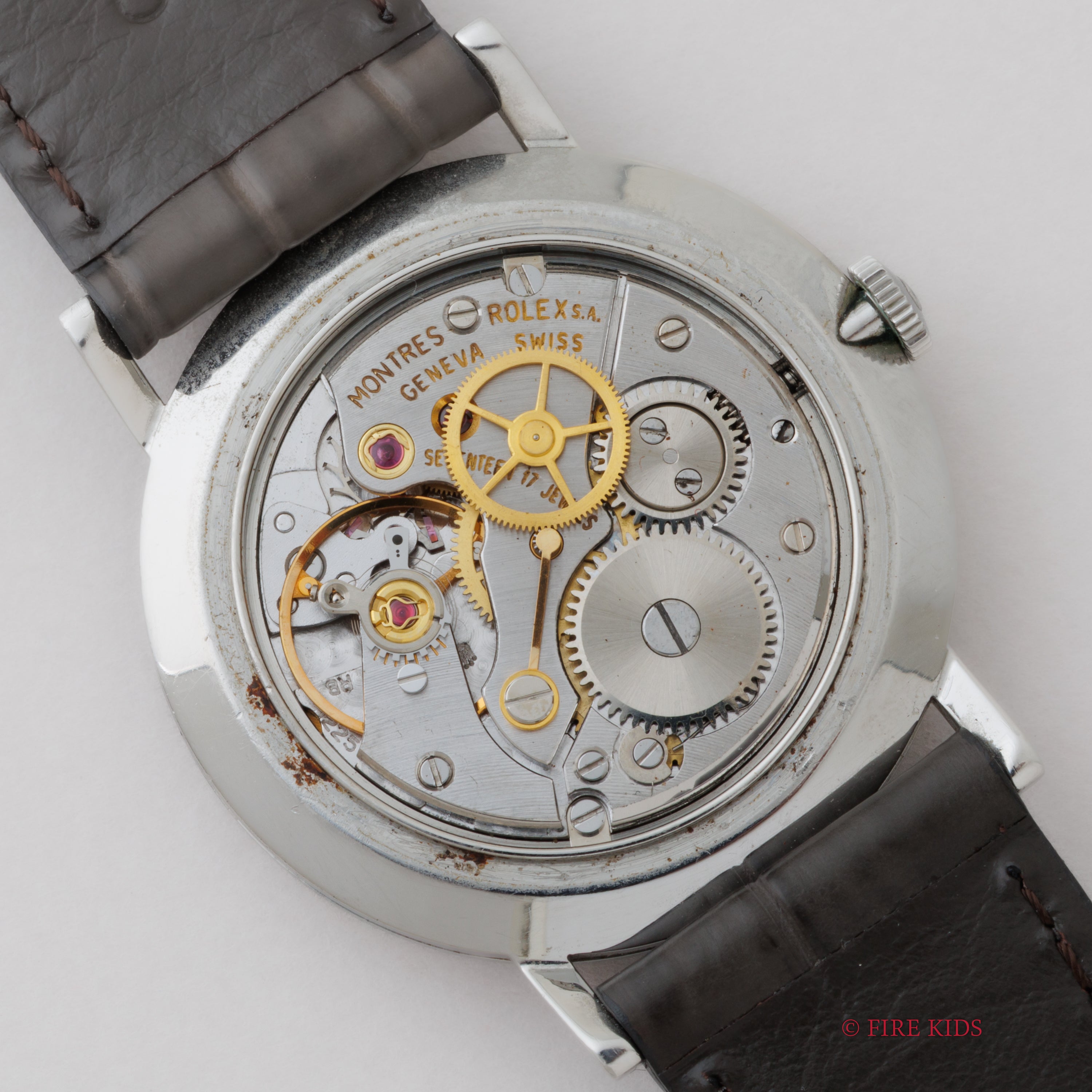 ロレックス プレシジョン 1976年製 Ref.34110 手巻き シルバーダイヤル 王冠尾錠付き