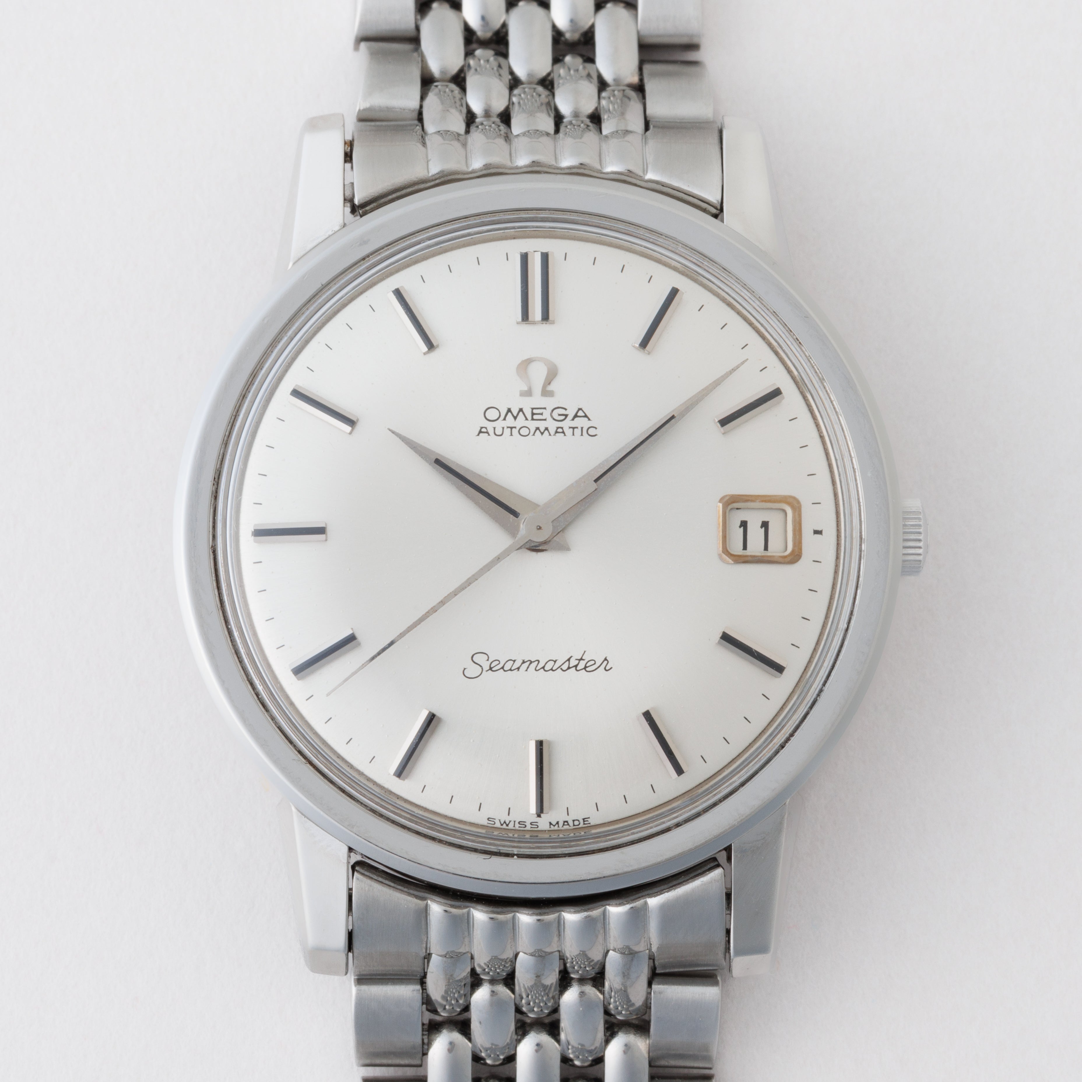 オメガ シーマスター オートマチック 1965年製 Ref.166.003 純正ライスブレス付き