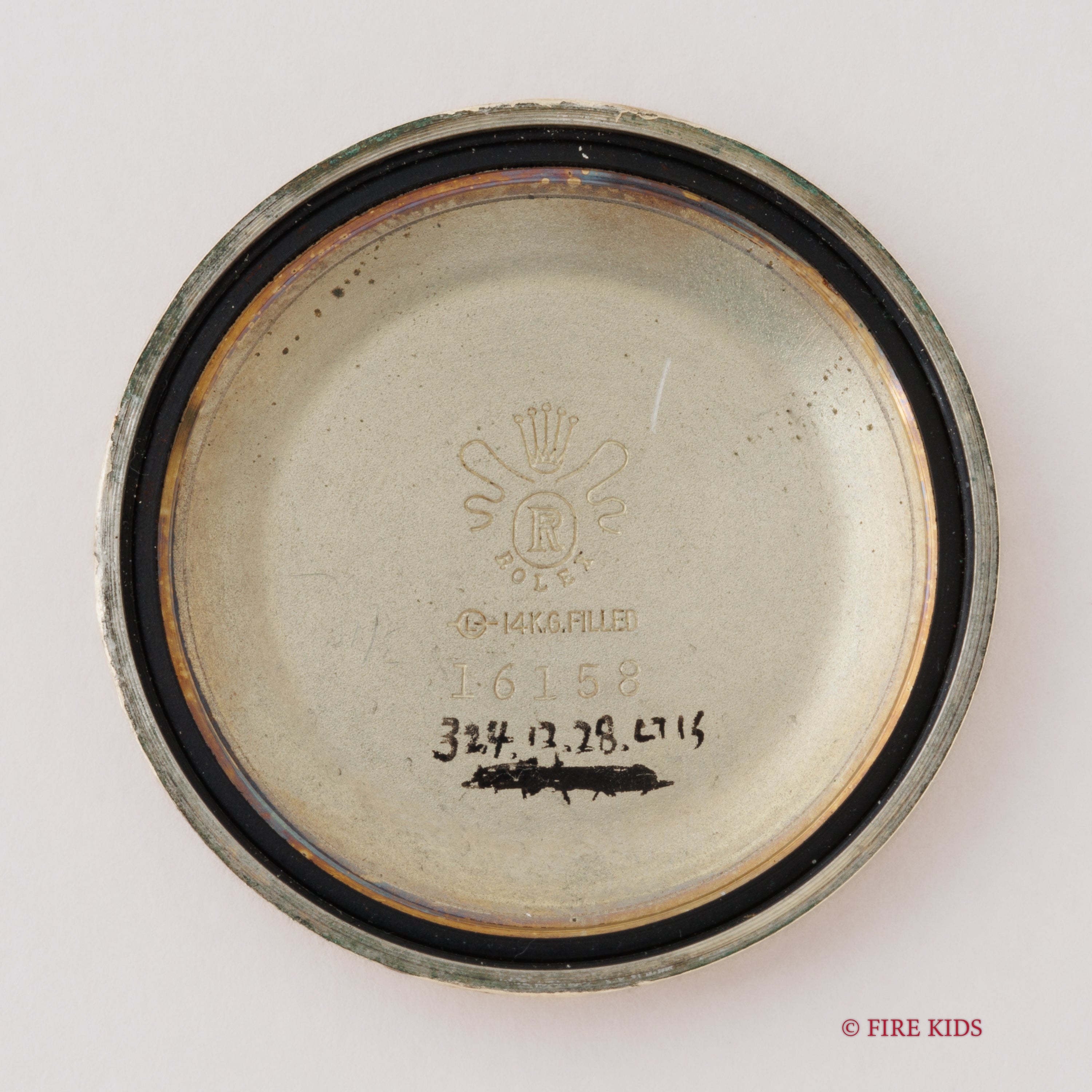 ロレックス US金張りケース パーペチュアル 1971年刻印 自動巻 Cal.1520
