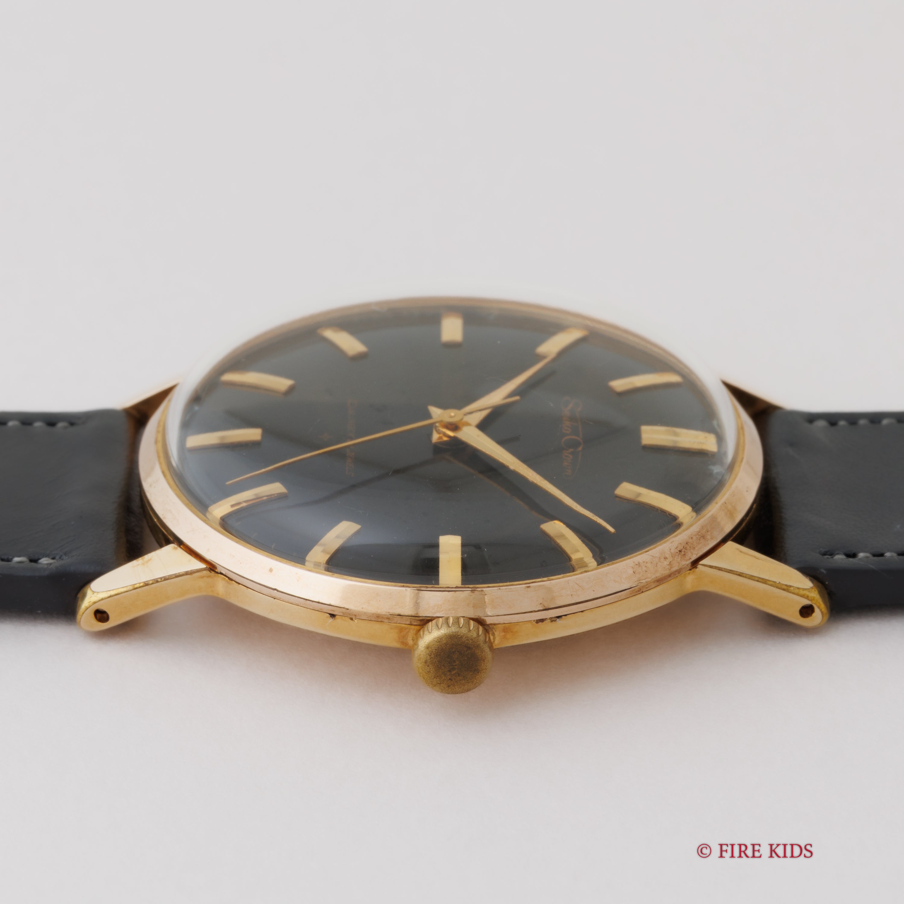 セイコー クラウン ブラックダイヤル 1964年製 Ref.572990 手巻き