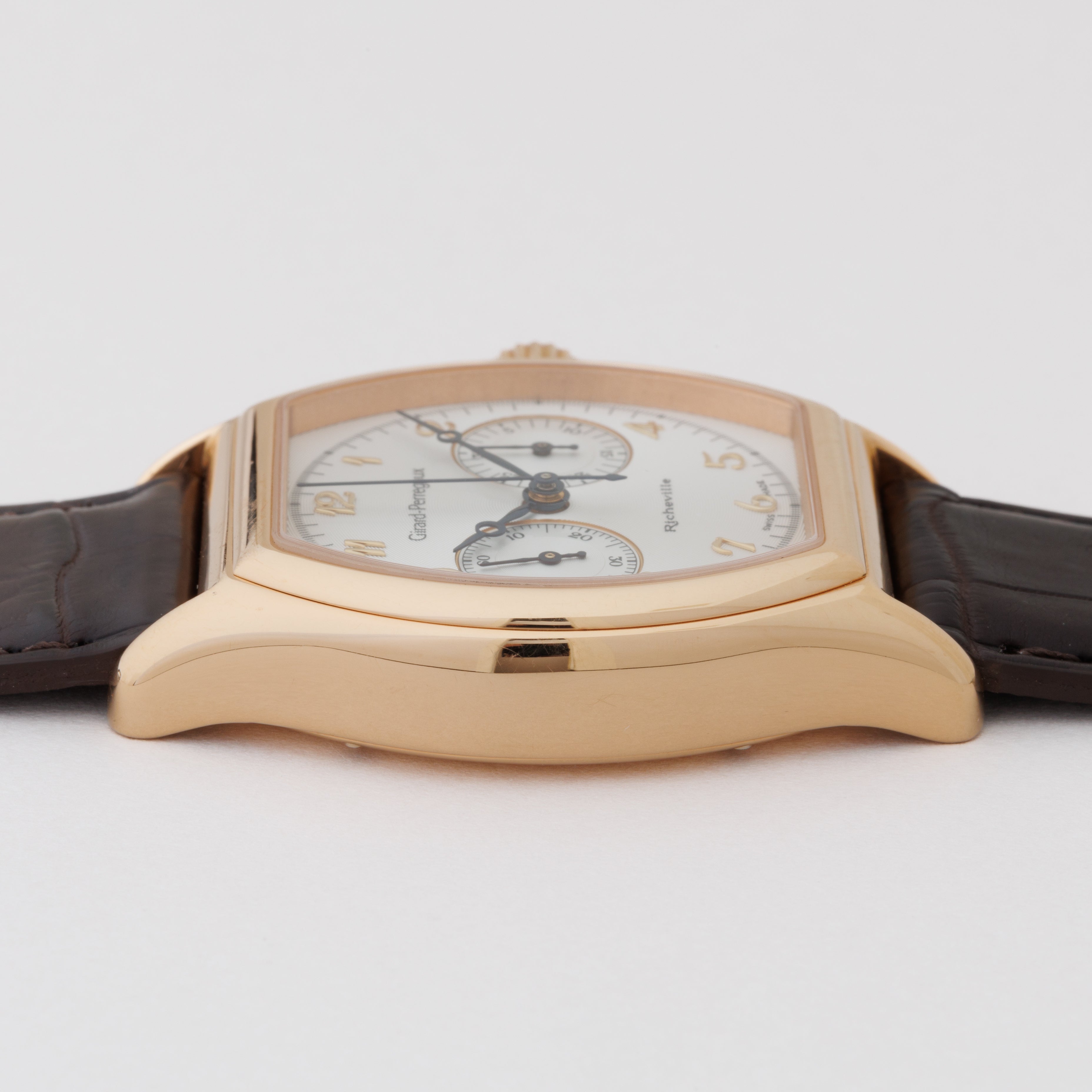 ジラール・ペルゴ リシュビル 18金無垢ピンクゴールド 1990年代製 Ref.2710 手巻き ギャラ付き