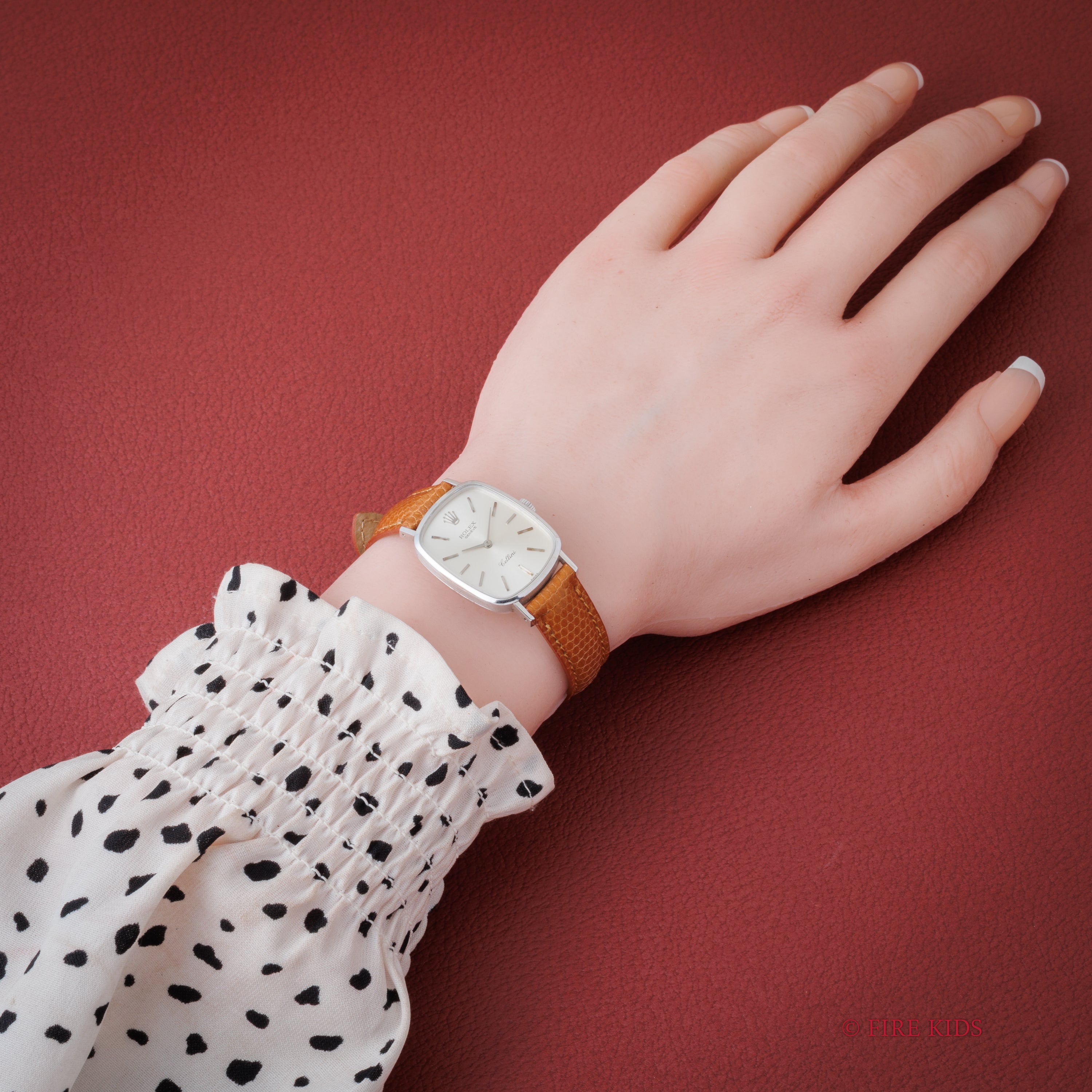 ロレックス 18金無垢ホワイトゴールド チェリーニ 1974年製 手