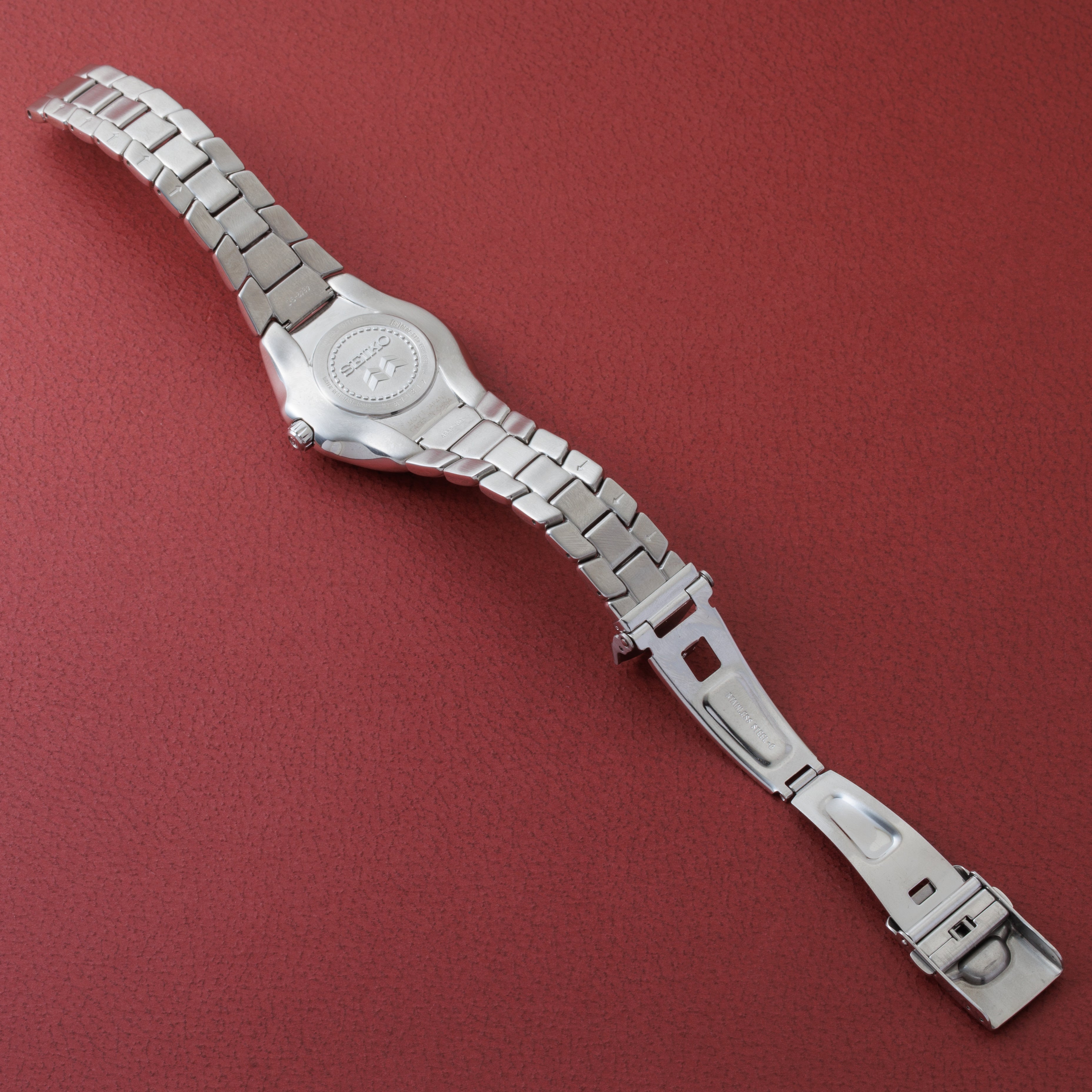 セイコー 4Sメカニカル レッドダイヤル 1998年製 Ref.4S15-7030 箱