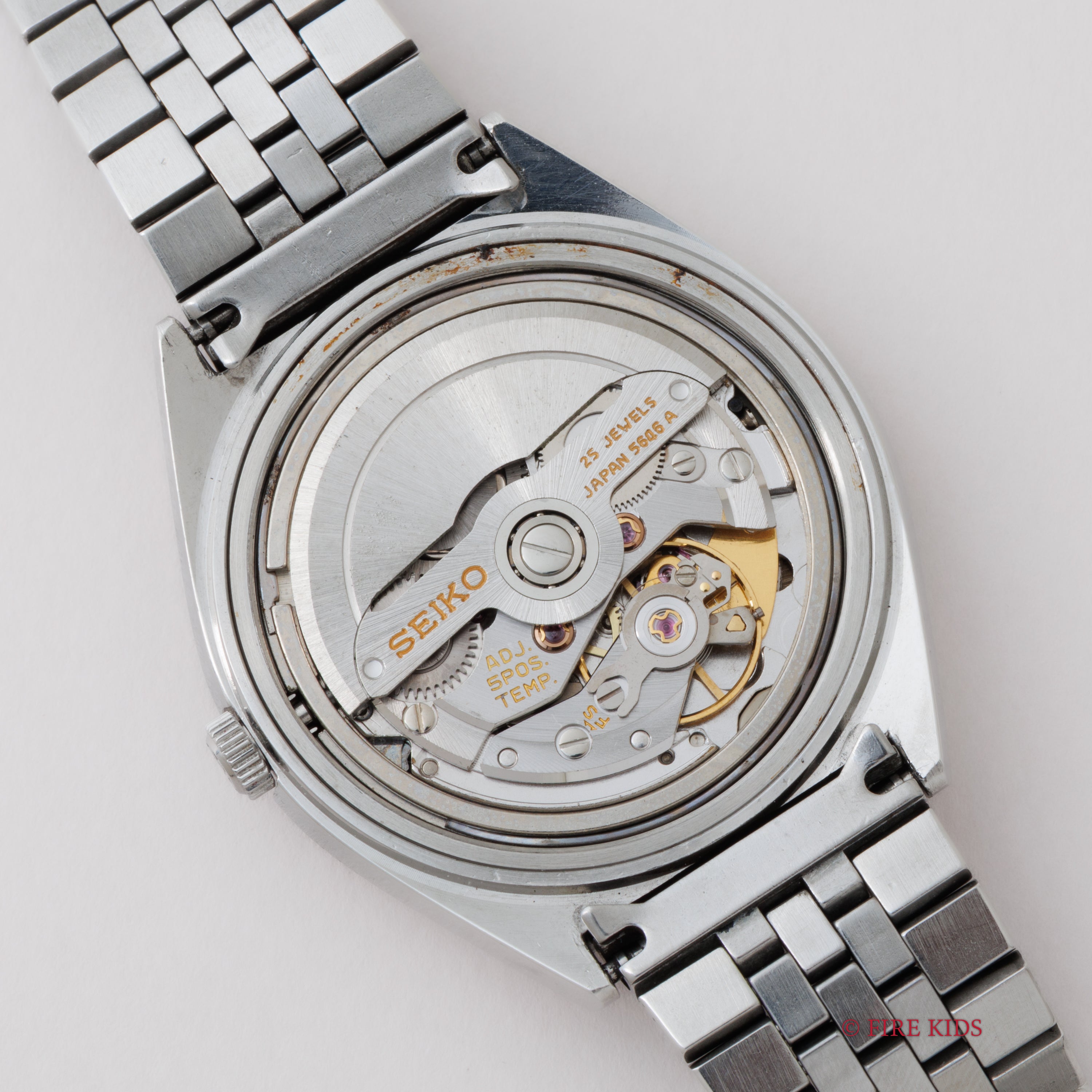 グランドセイコー 1972年製 Ref.5646-7010 56GS デイデイト ダークブルーダイヤル ハイビート自動巻 純正ブレス付き