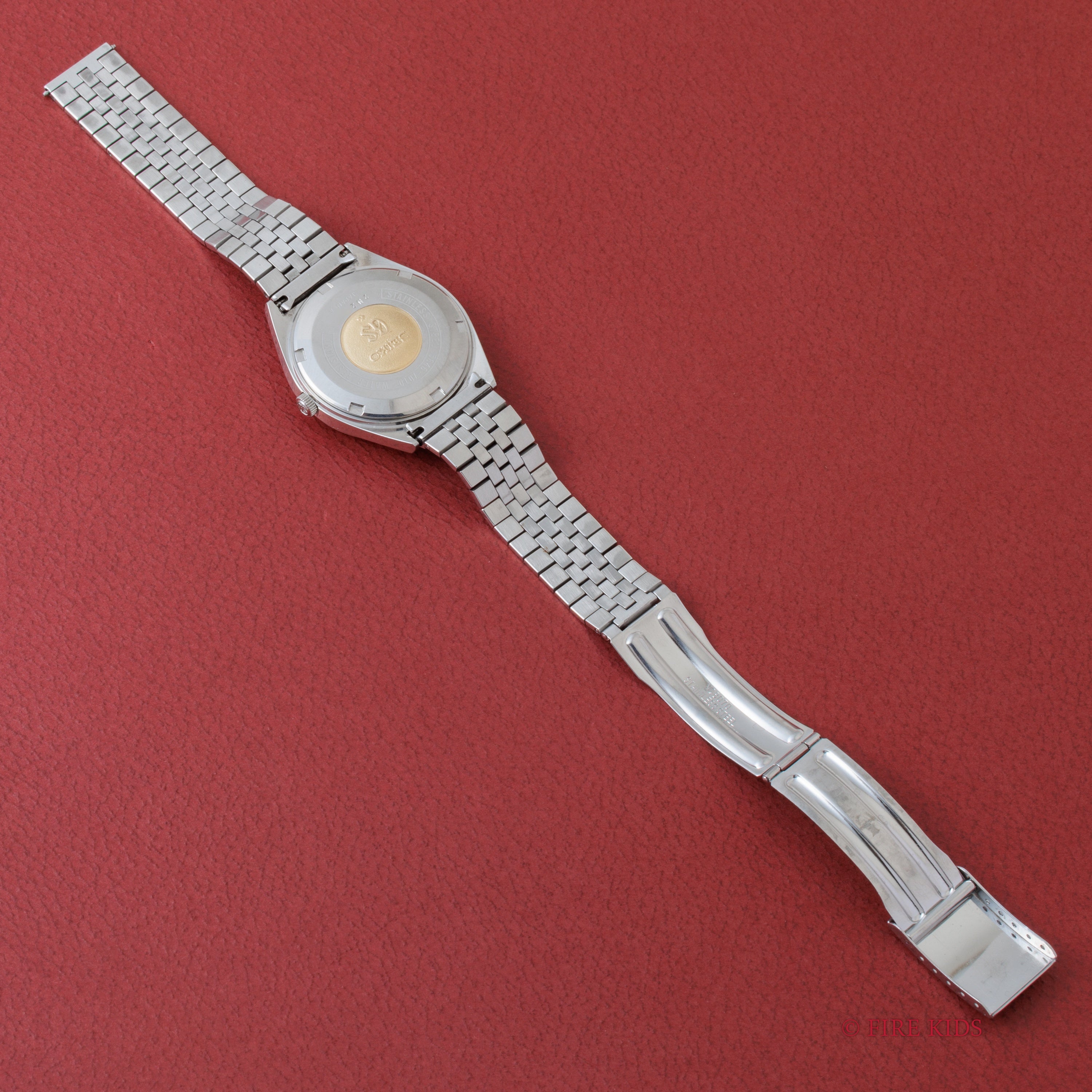 グランドセイコー 1972年製 Ref.5646-7010 56GS デイデイト ダークブルーダイヤル ハイビート自動巻 純正ブレス付き