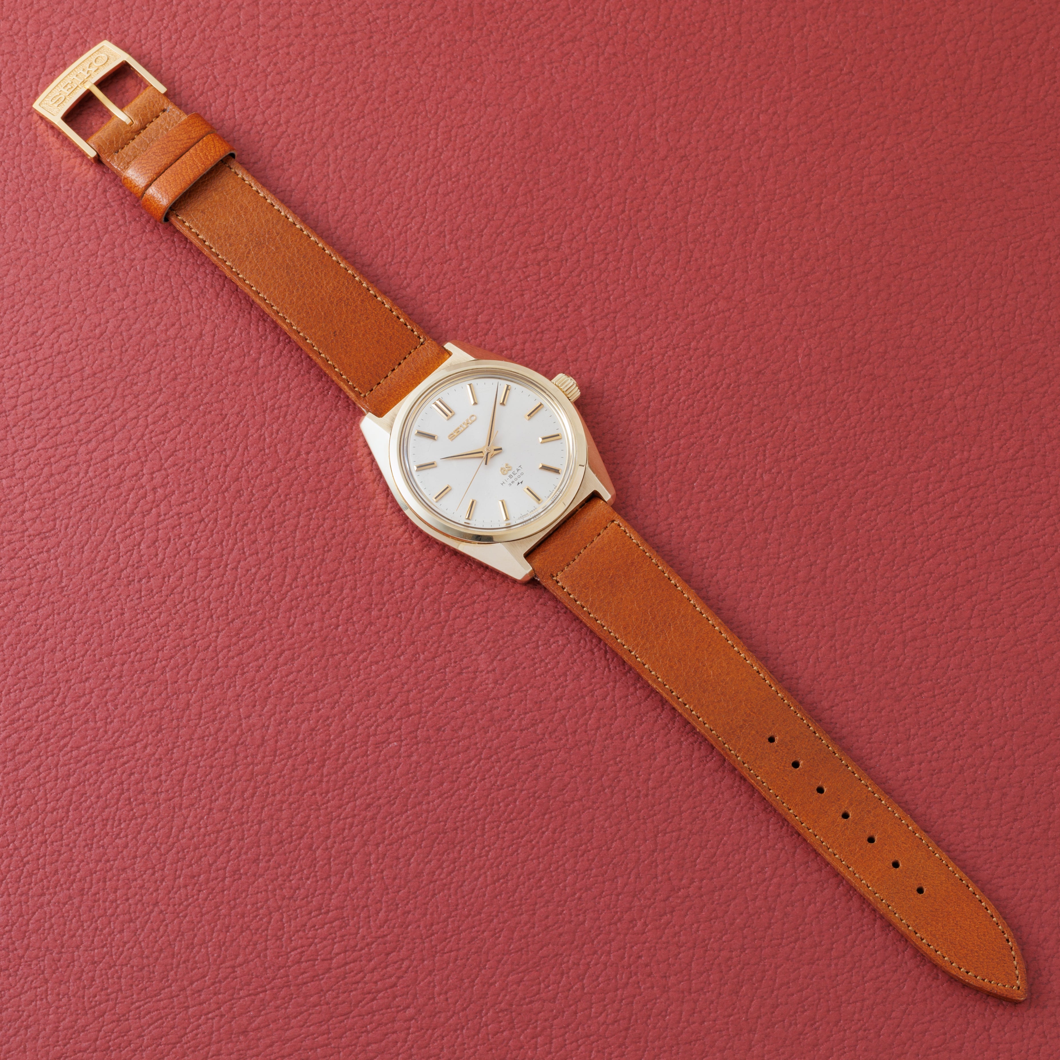グランドセイコー 1969年製 Ref.4520-8000 CAPゴールド 45GS 10振動手巻き 純正尾錠付き