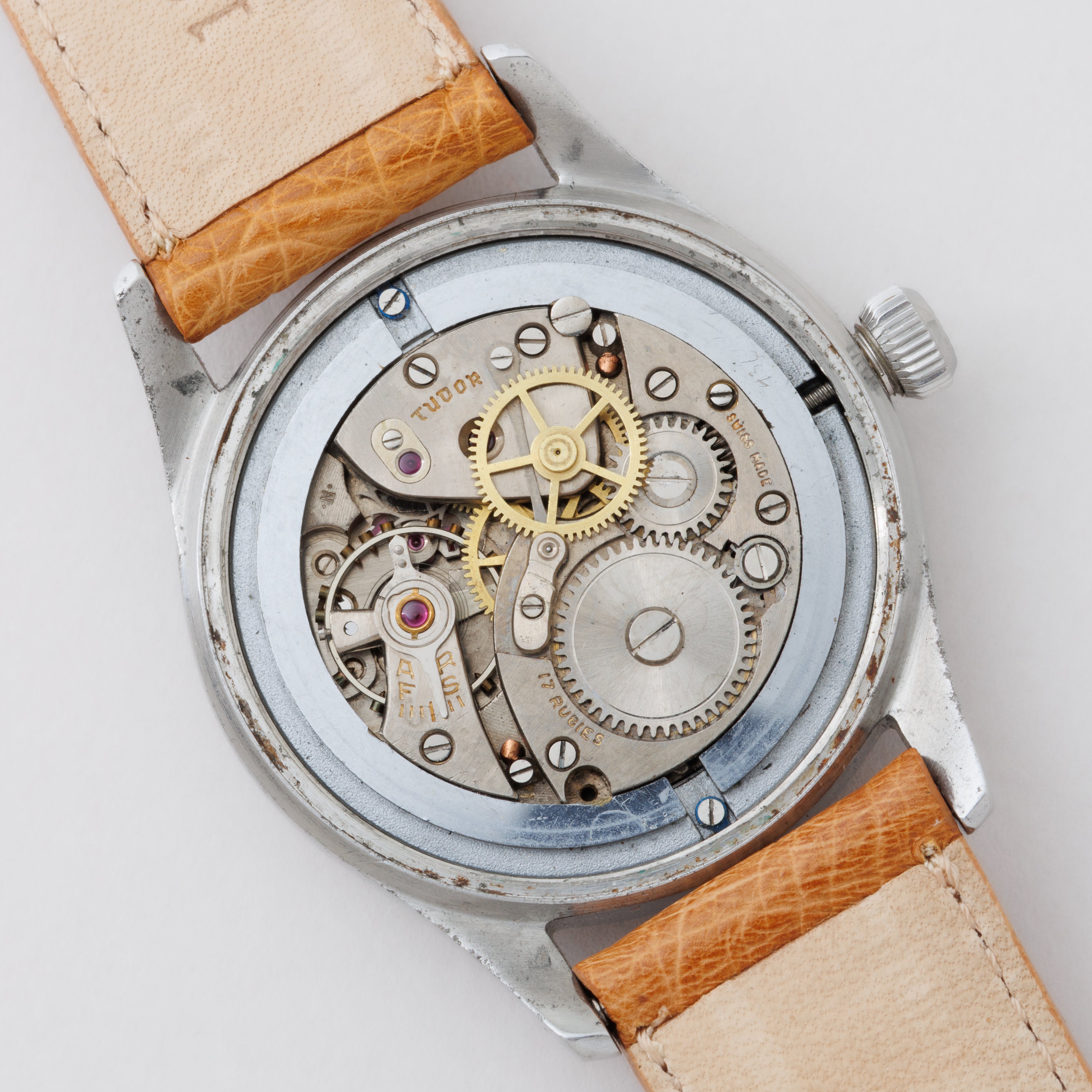 チューダー 盾薔薇オイスター 1950年代前半製 手巻 ローザンジュ針