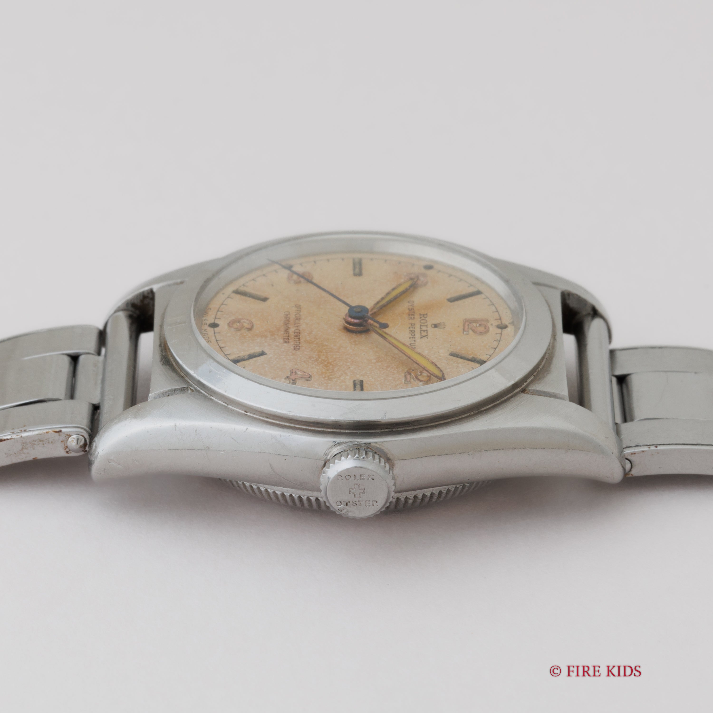 ロレックス バブルバック 1946年製 飛びアラビアダイヤル Ref.2940 純正ブレス付き(FF社外)