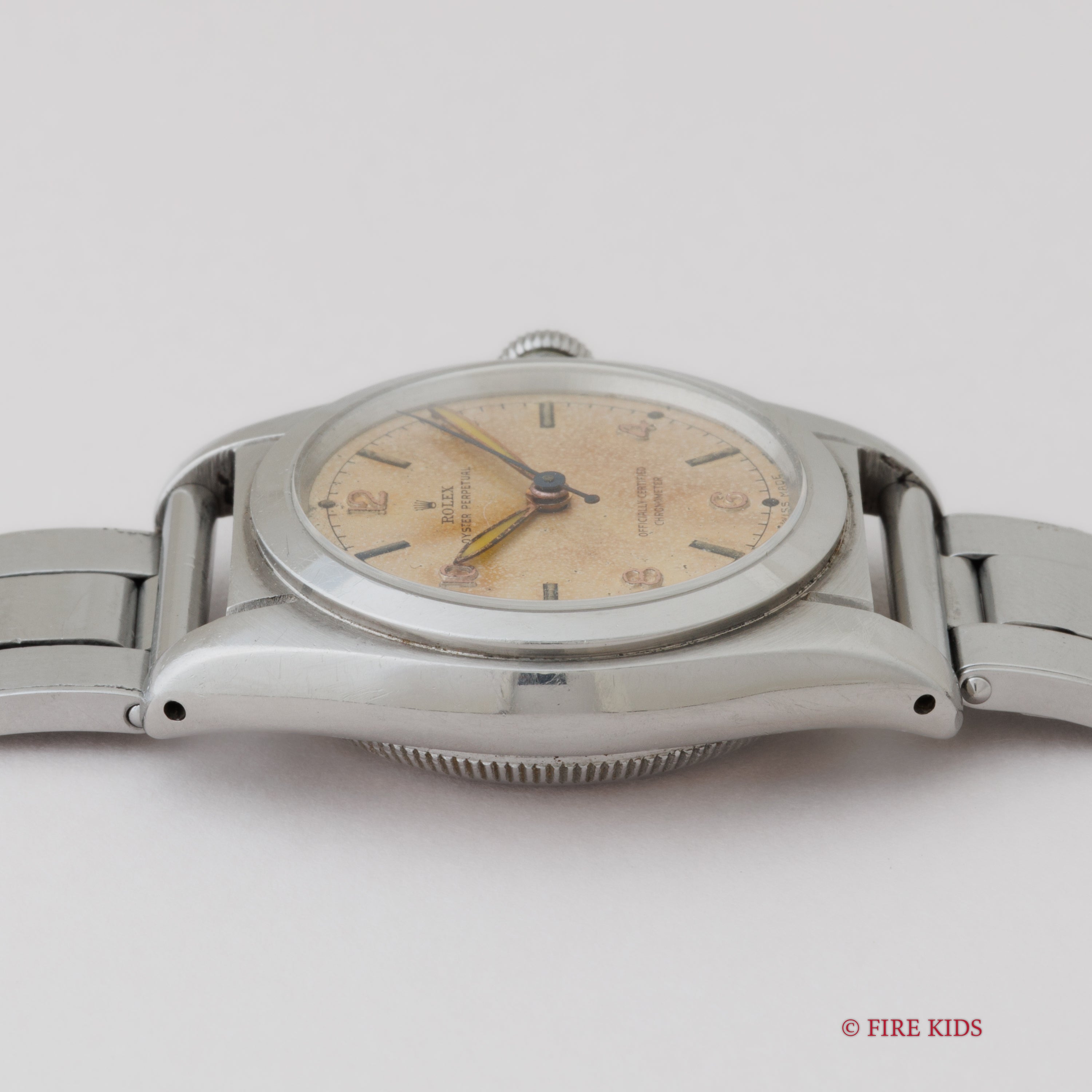 ロレックス バブルバック 1946年製 飛びアラビアダイヤル Ref.2940 純正ブレス付き(FF社外)