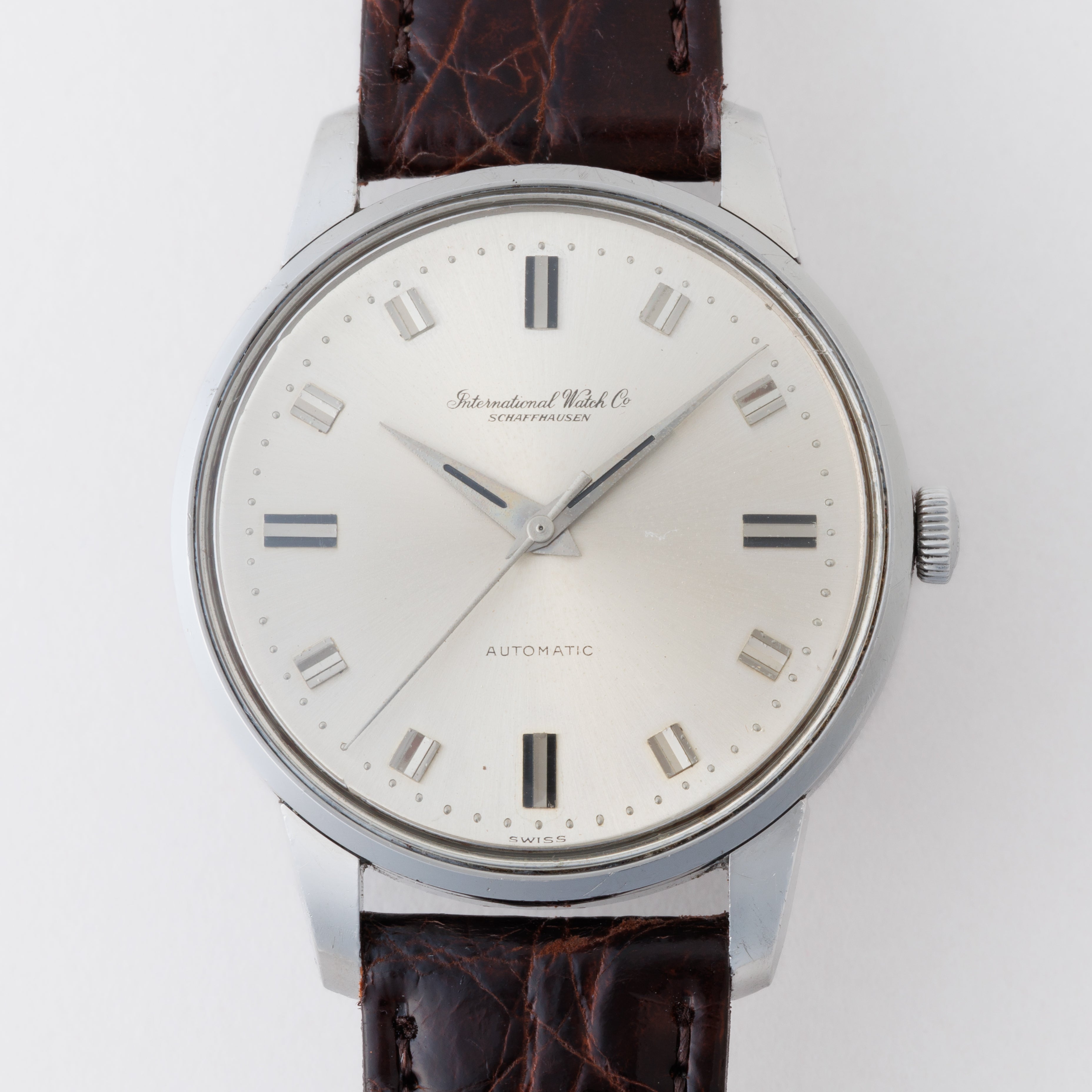 IWC	ビッグケース ノンデイト ショートインデックス 1963年製 自動巻き Ref.648A Cal.853