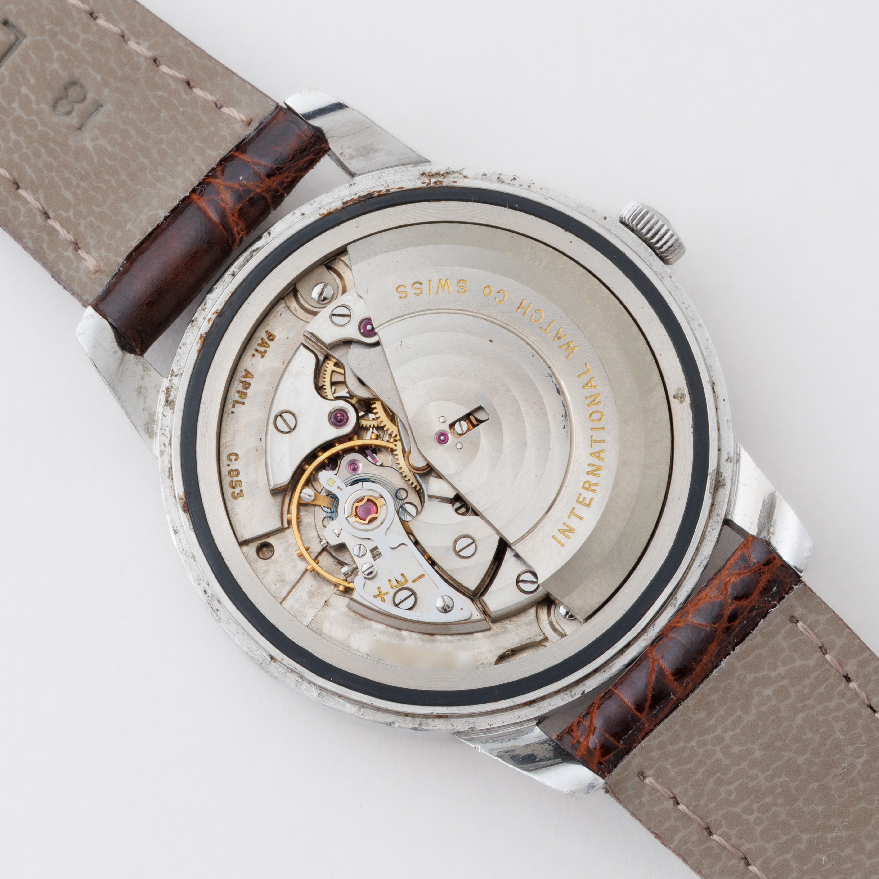 IWC	ビッグケース ノンデイト ショートインデックス 1963年製 自動巻き Ref.648A Cal.853