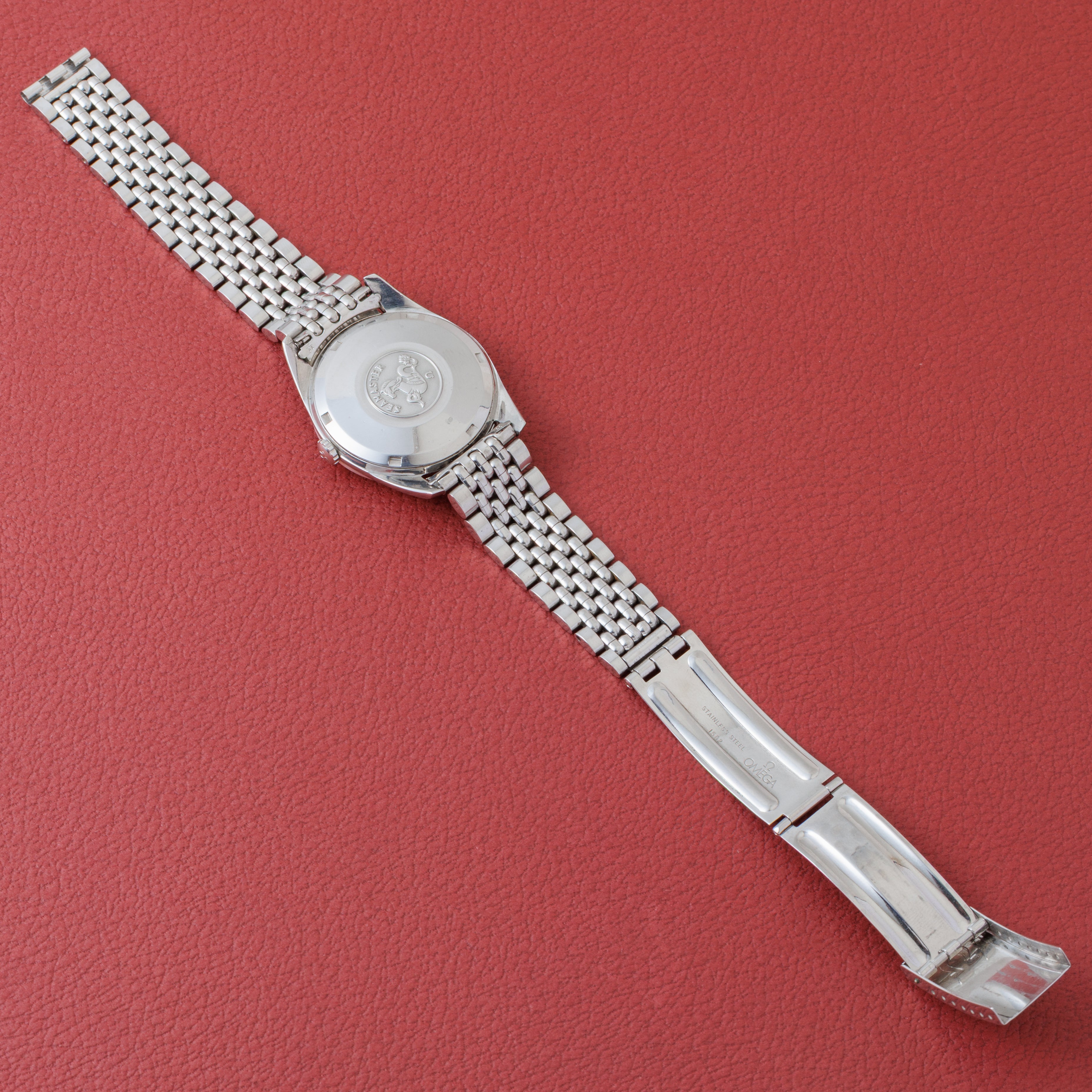 オメガ シーマスター 1963年製 Ref.166010 シルバーダイヤル 純正ライスブレス