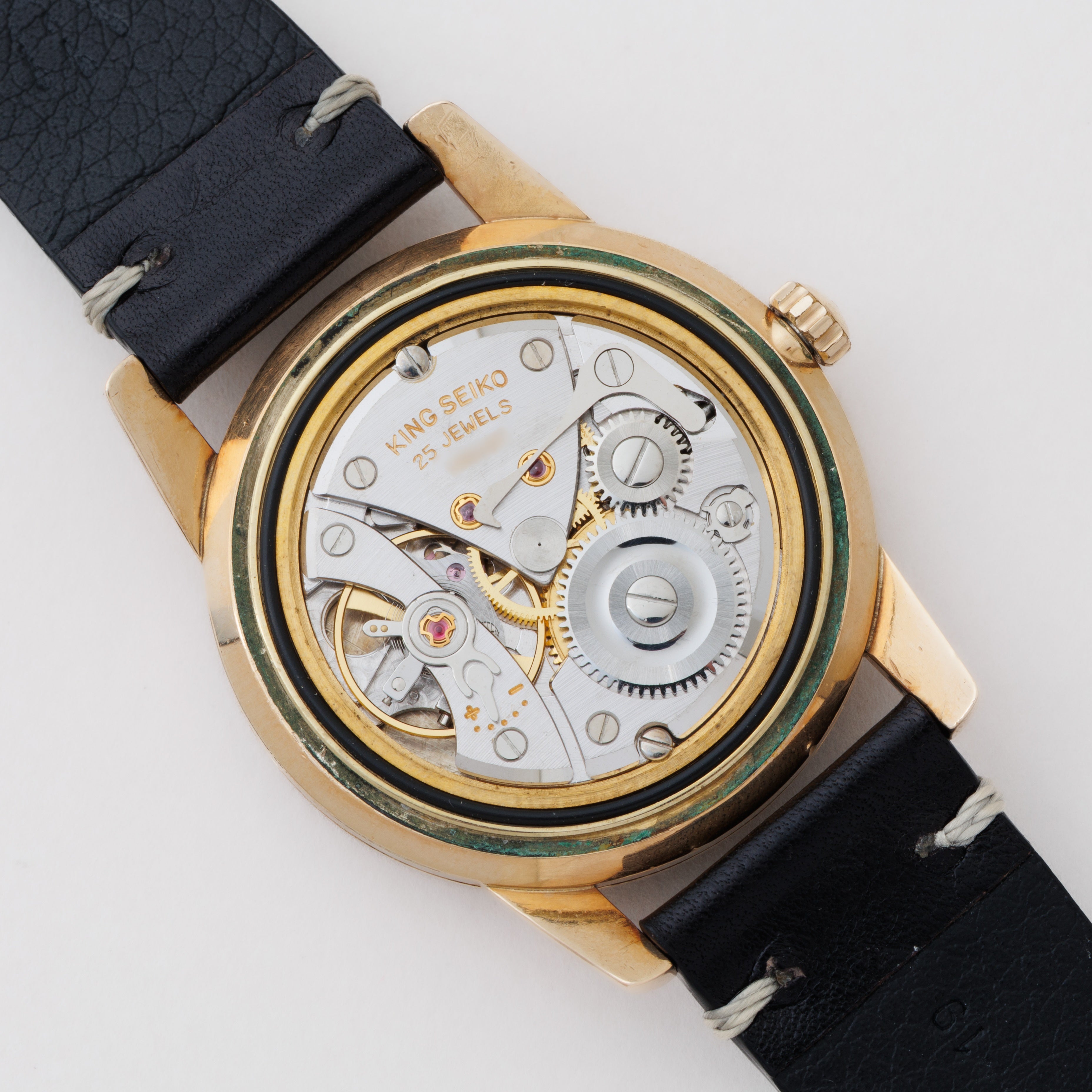 キングセイコー 1964年製 AGFケース Ref.44‐2000 盾メダリオン ロービート手巻きノンデイト 44KS