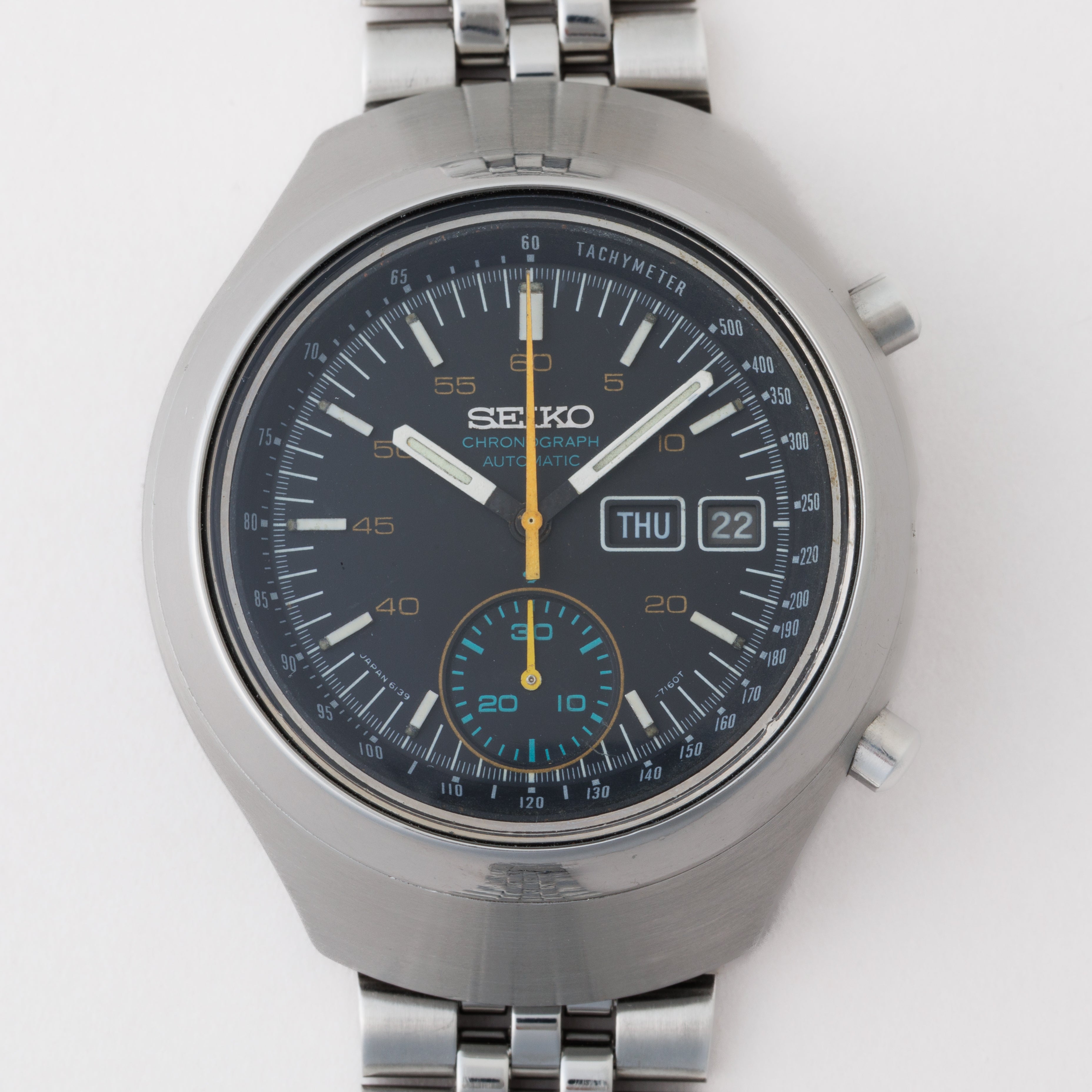 セイコー クロノグラフ 1969年製 フジツボ Ref.6139-7060 社外ブレス