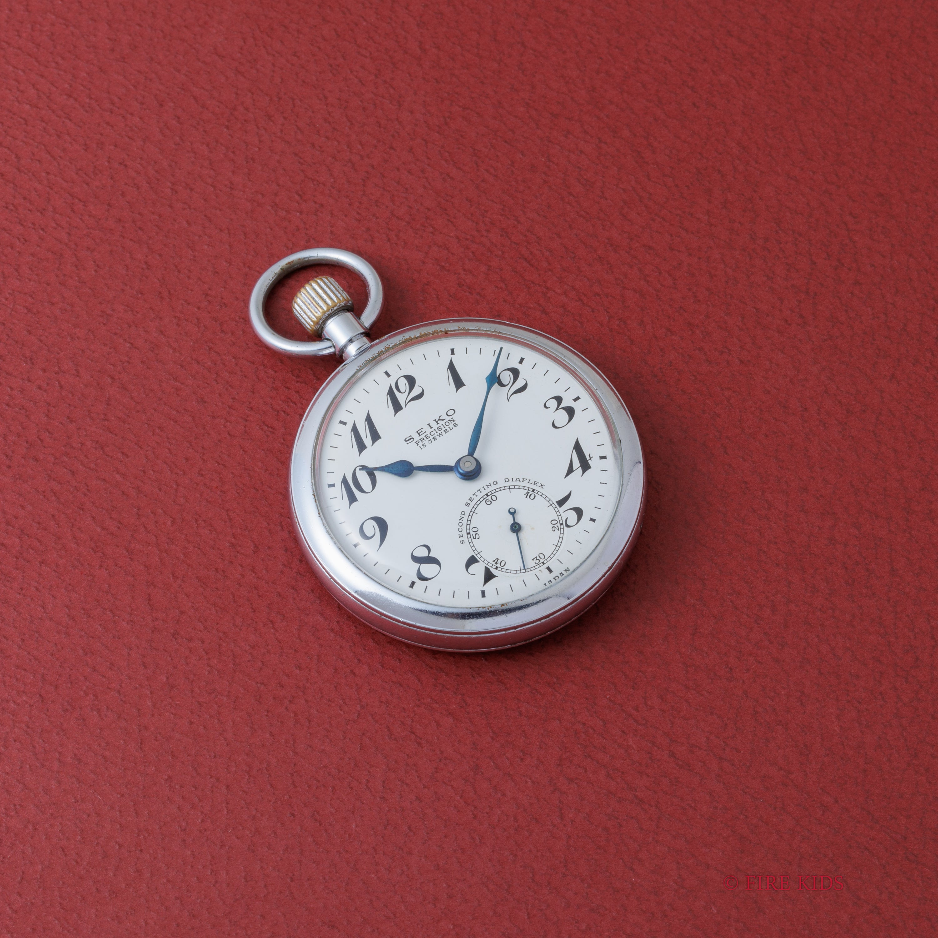 セイコー 1954年製 国鉄時計 ポケットウォッチ 19セイコー 15石手巻