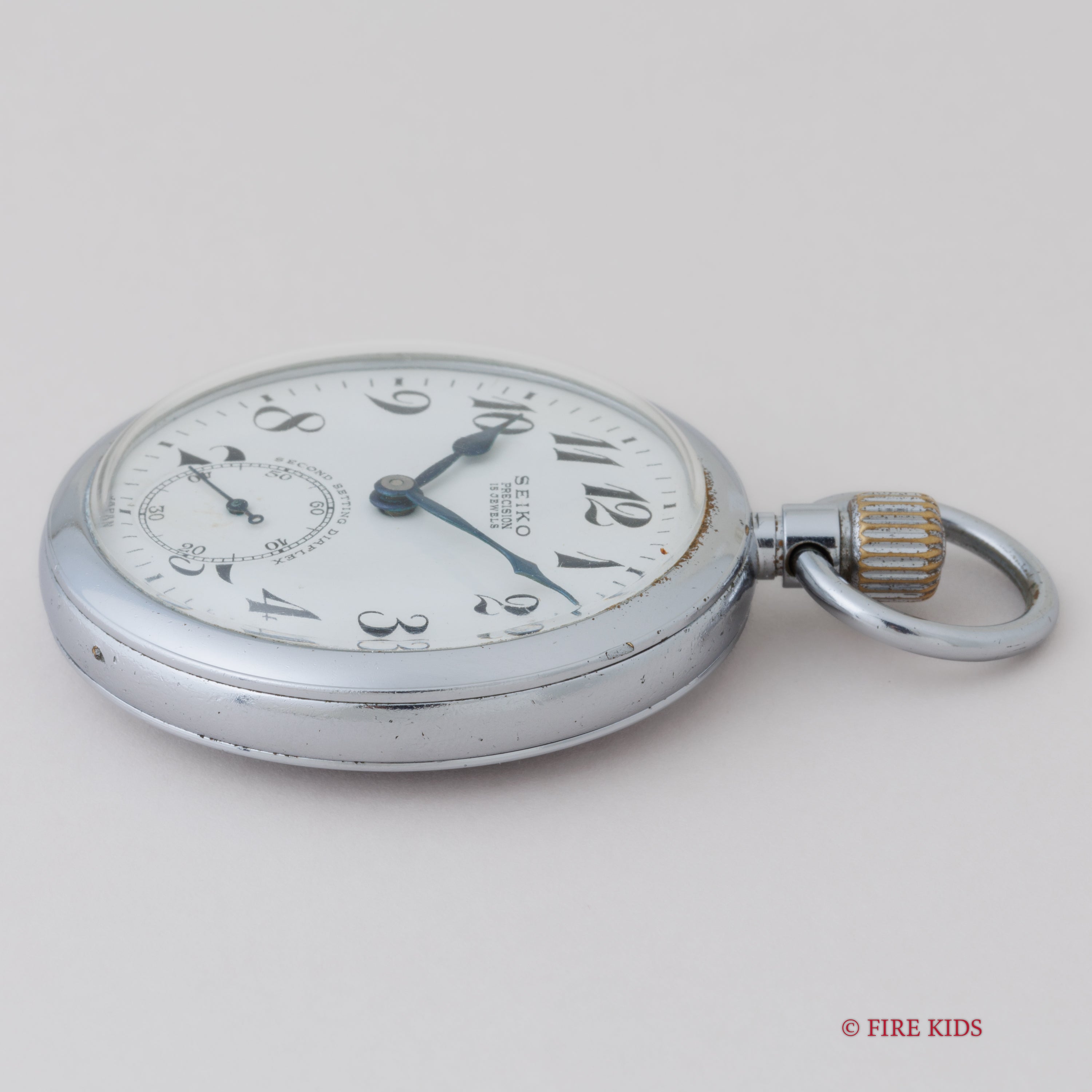 セイコー 1954年製 国鉄時計 ポケットウォッチ 19セイコー 15