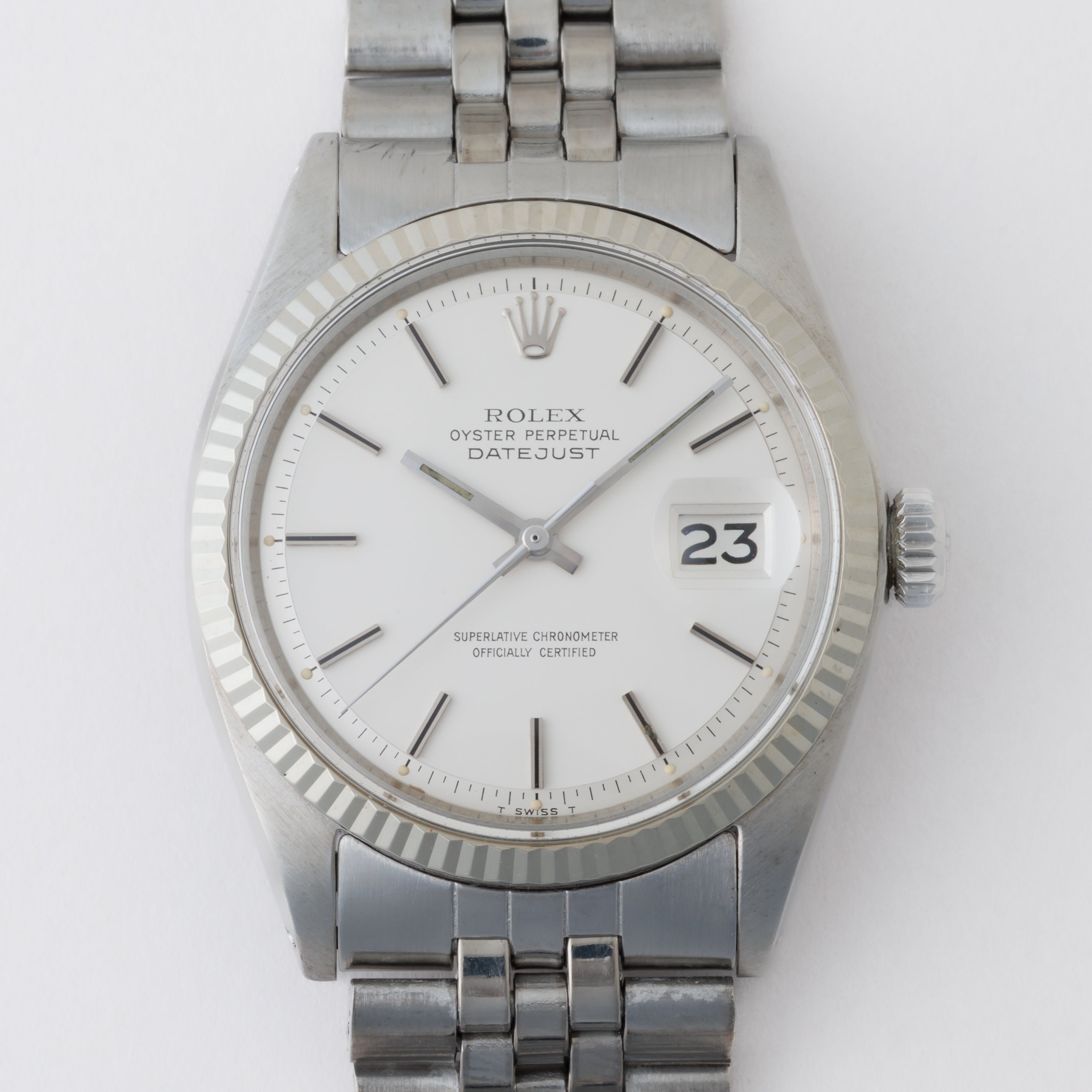 ロレックス デイトジャスト1971年製 Ref.1601 シルバーダイヤル 純正ジュビリーブレス