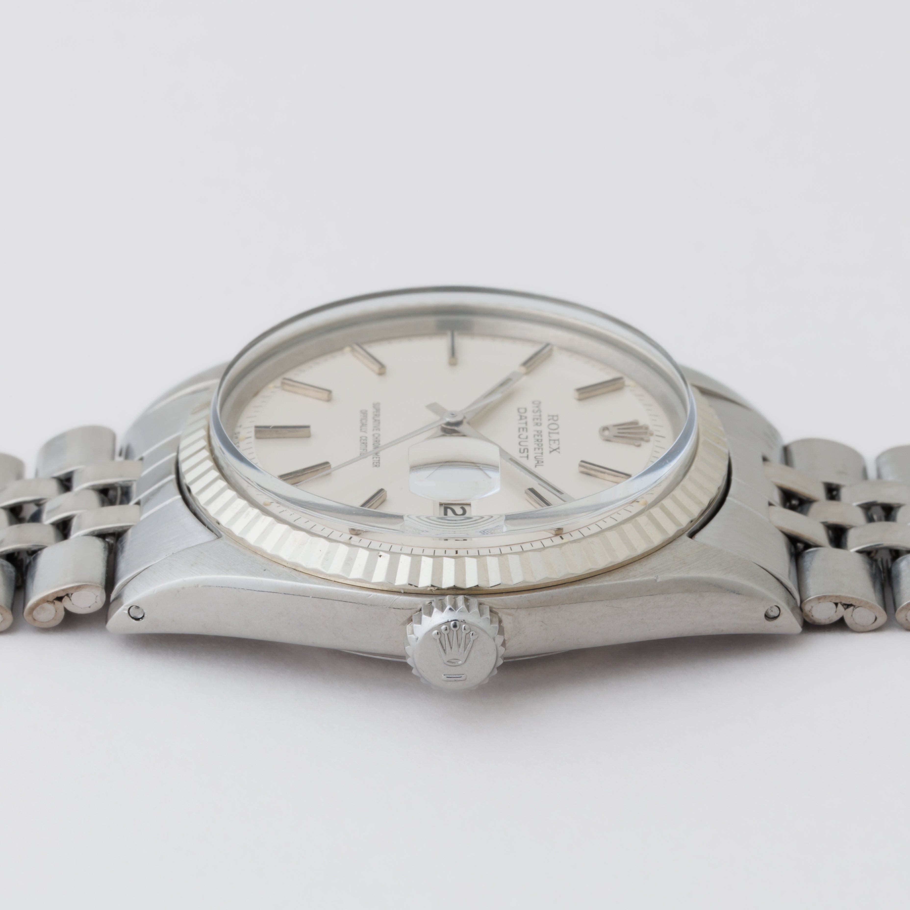 ビンテージロレックス1601ジュビリーブレスレット 約14cm ロレックス デイトジャスト1971年製 Ref.1601 シルバーダイヤル