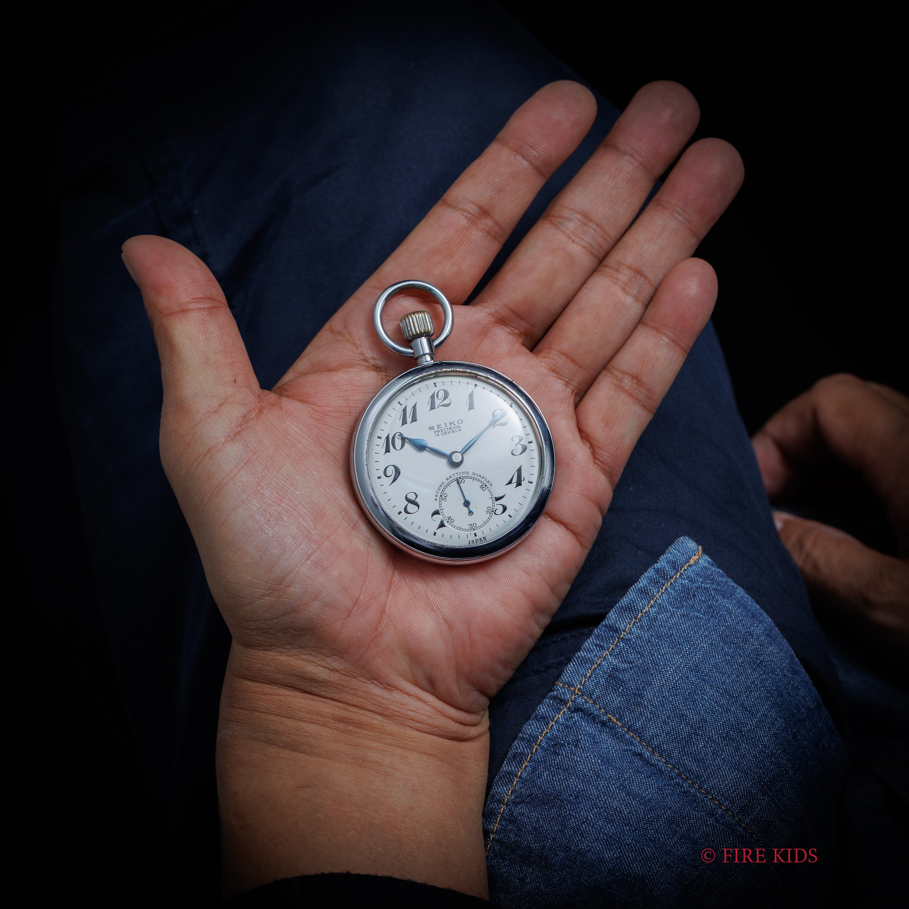 セイコー 1954年製 国鉄時計 ポケットウォッチ 19セイコー 15