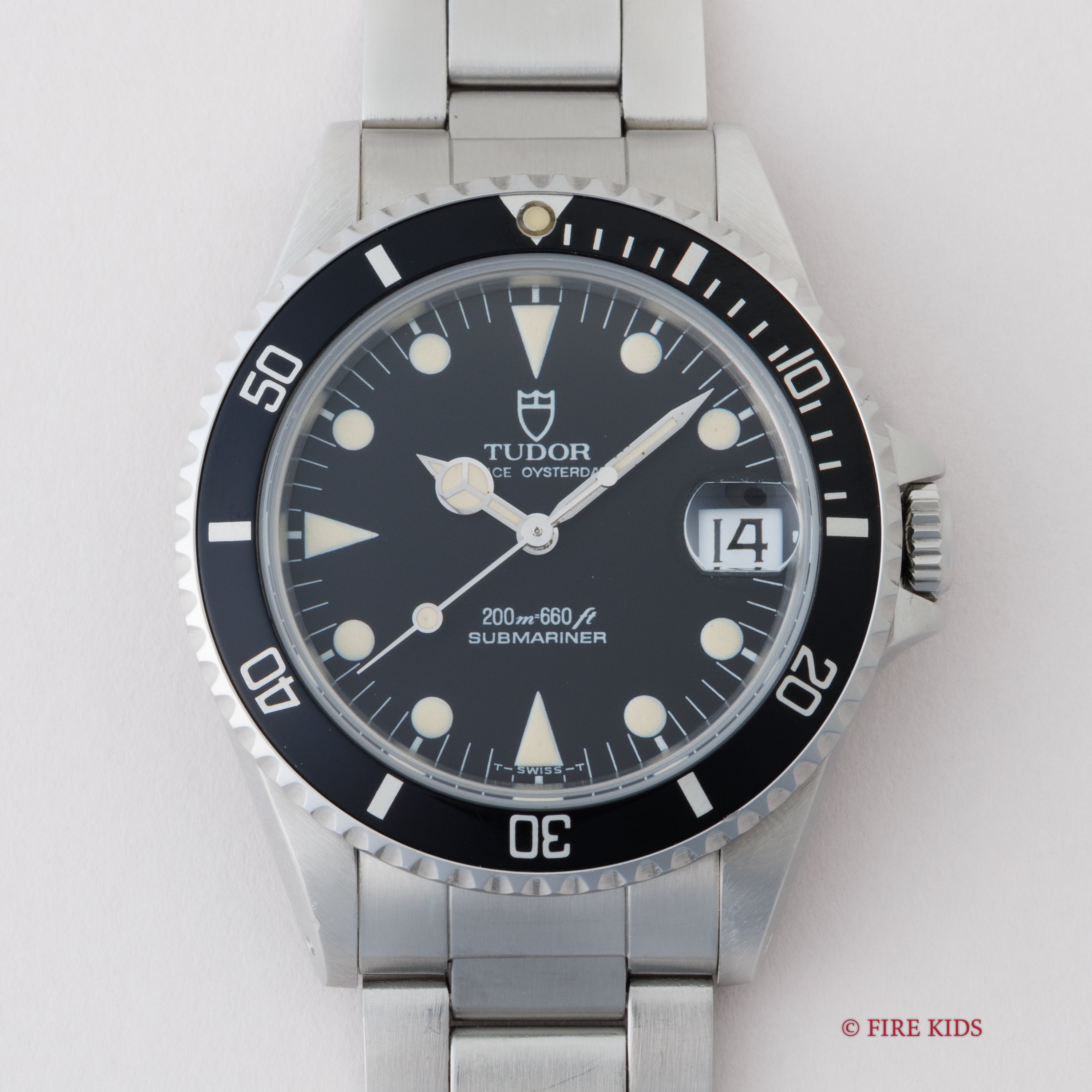 チューダー サブマリーナー ミッドサブ 1995年製 Ref.75190 ブラックダイヤル ギャラ付