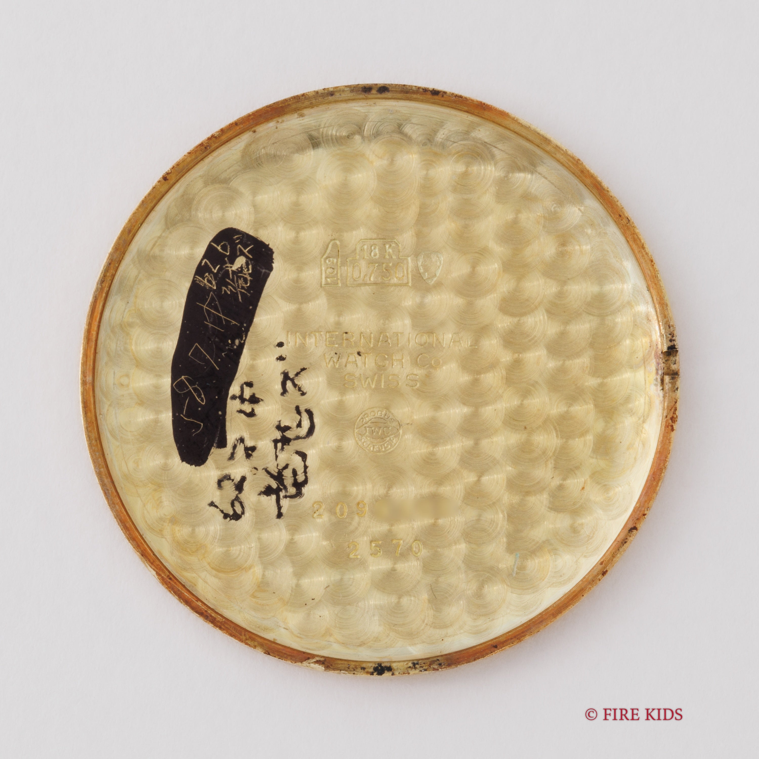 IWC トノー型 1974年製 18金無垢イエローゴールド Ref.2570 Cal.423 手巻き シグマダイヤル