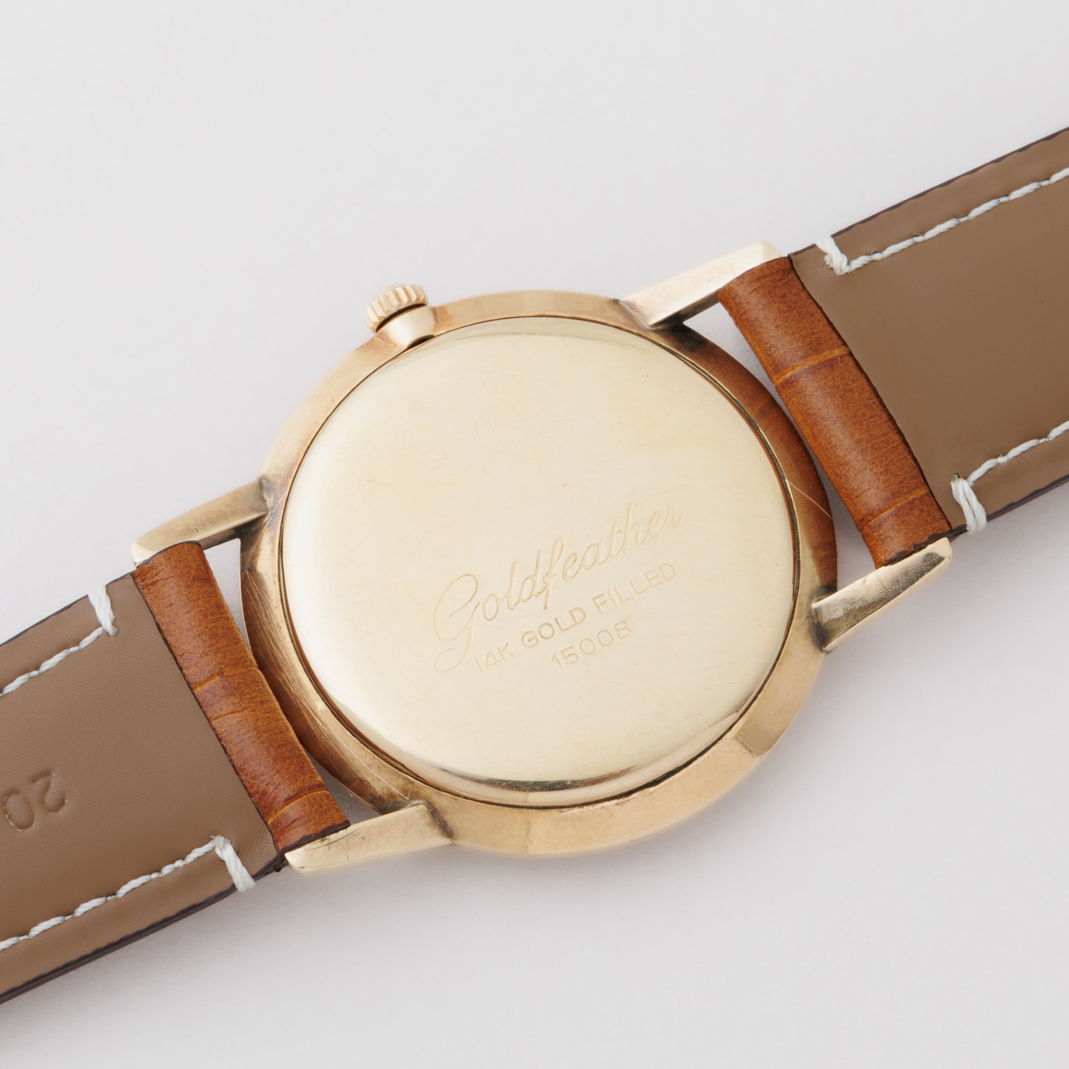 セイコー ゴールドフェザー 手巻き 1965年製 Ref.15008 14金金張りケース　