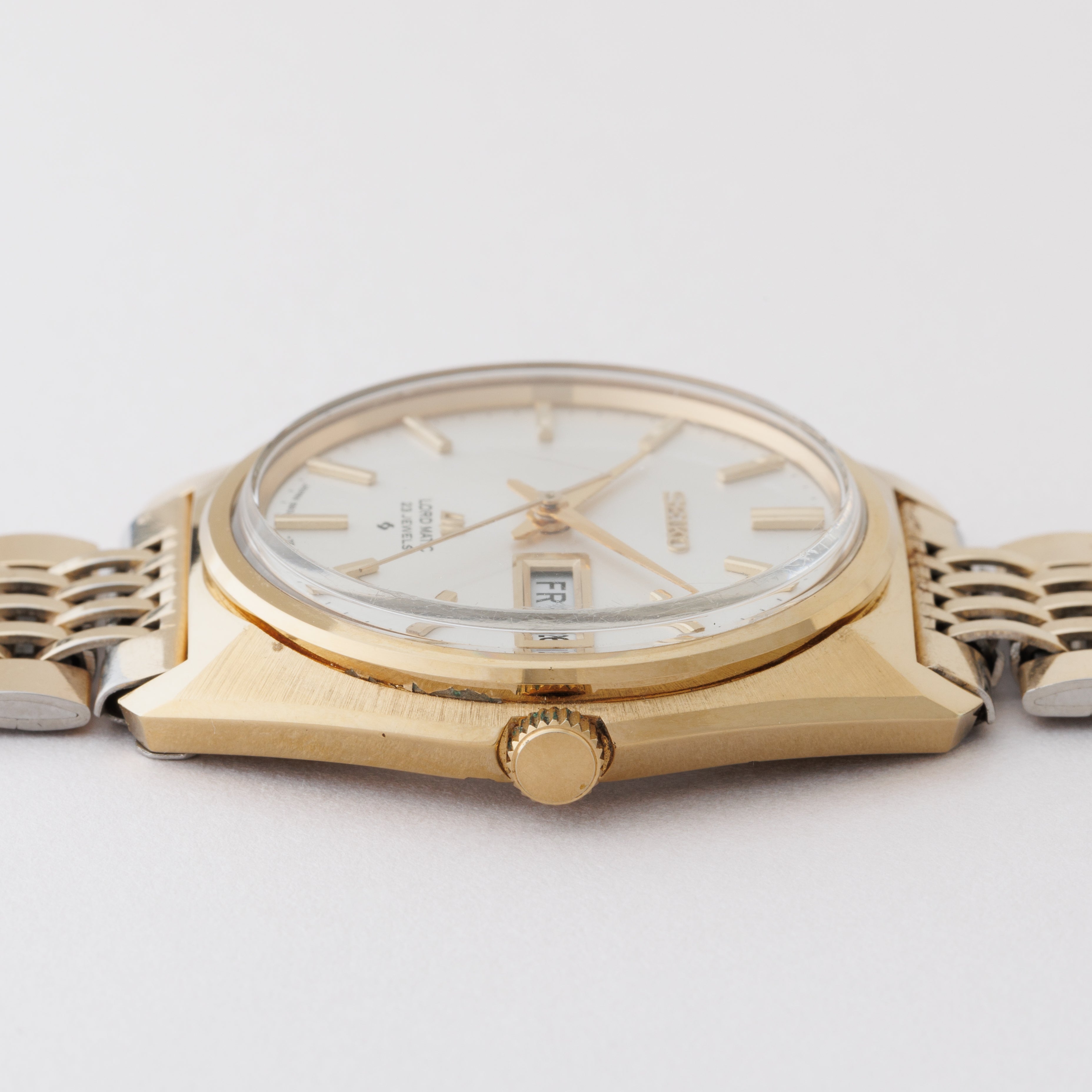 YMDark　　　　　　　　　　　　　　　　　　　　【極上英国製】ＰＲＬ セイコー LM 国鉄刻印 1970年代製 Ref.5606-7000 SGP 純正ブレス