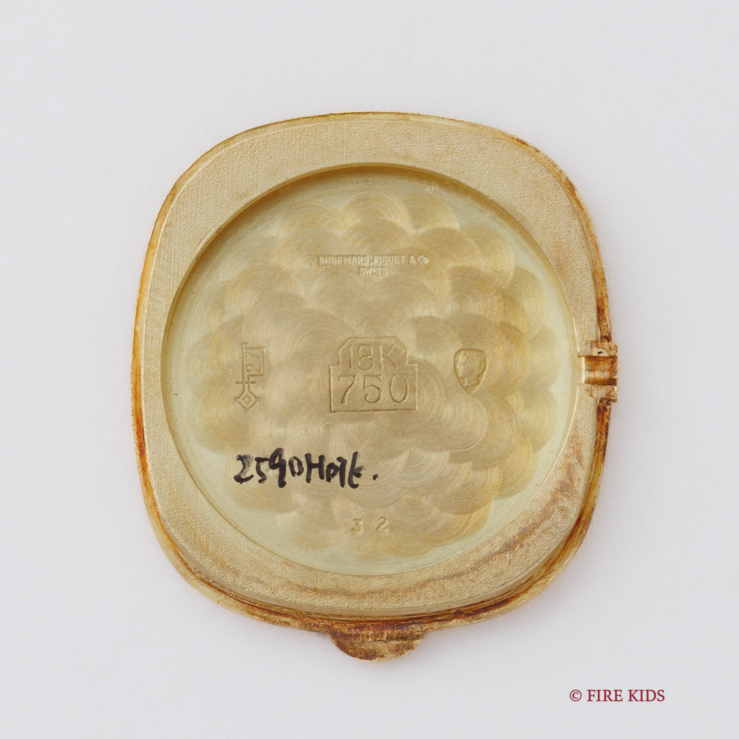 激レア‼︎ 古代ニ眼天珠　マニア向け フジヤマ オーデマ・ピゲ 1980年代製 18金無垢イエローゴールド レディース