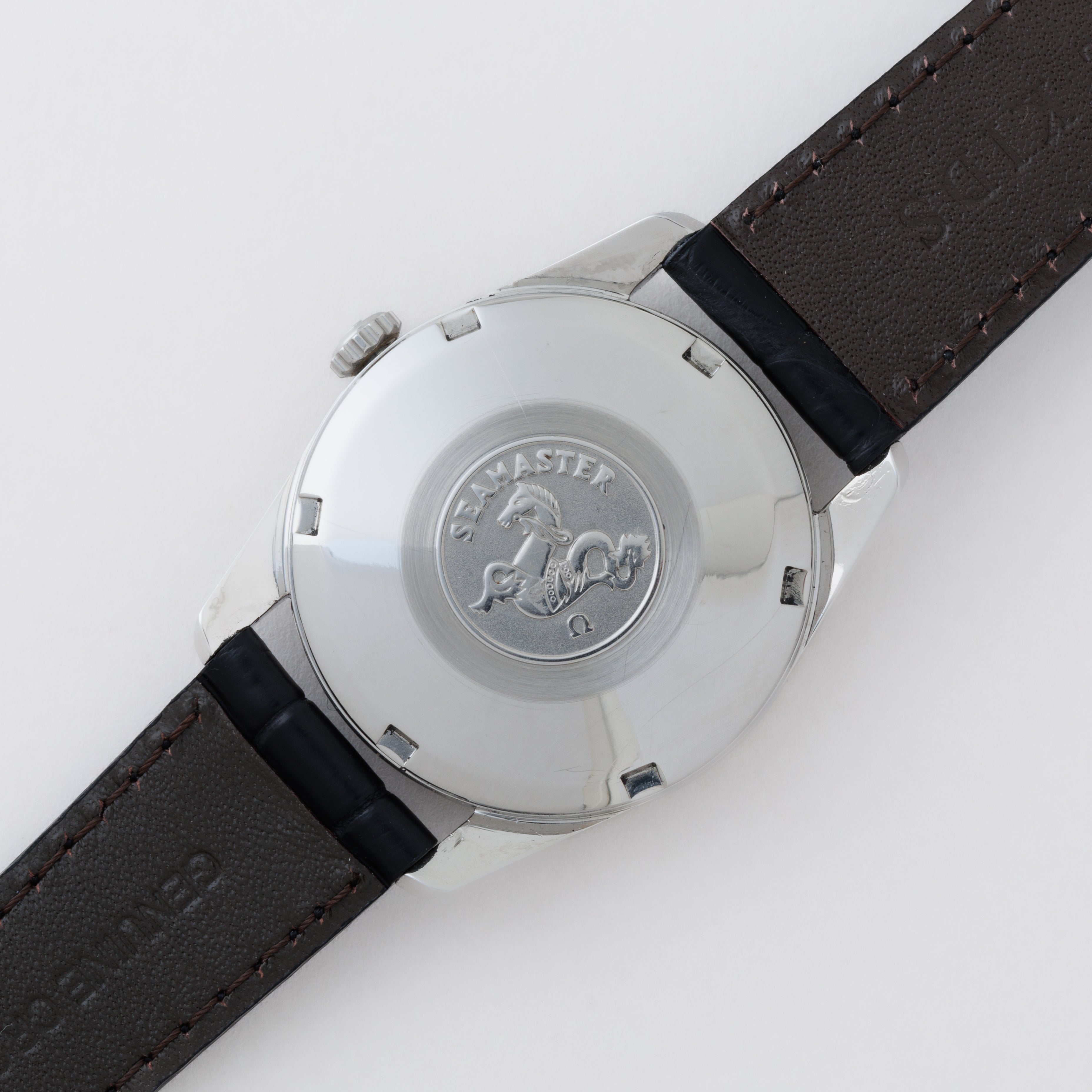 OMEGA 自動巻き 時計 ブラックダイヤル オメガ シーマスター ブラックミラーダイヤル 自動巻 Cal.562
