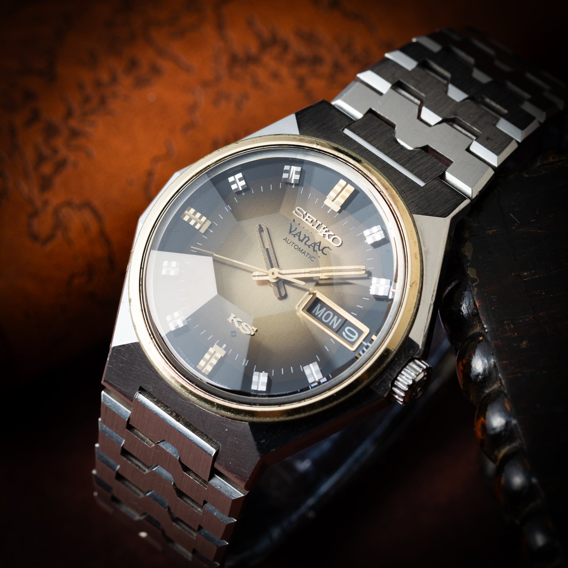 キングセイコー バナック 1973年製 Ref.5626-7180 ブラウンダイヤル 