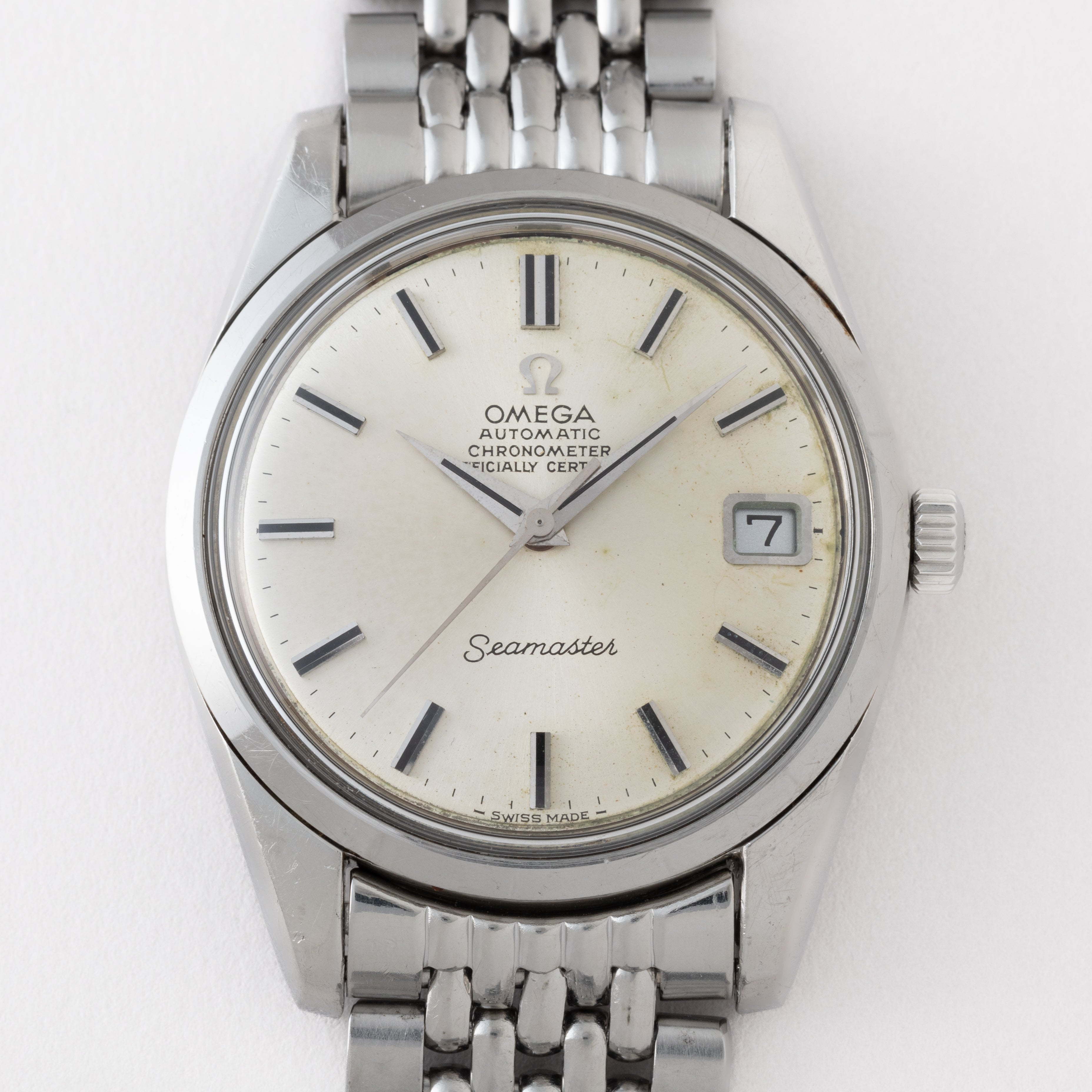 オメガ シーマスター クロノメーター 1969年製 Ref.166.010 SP ブレス付き
