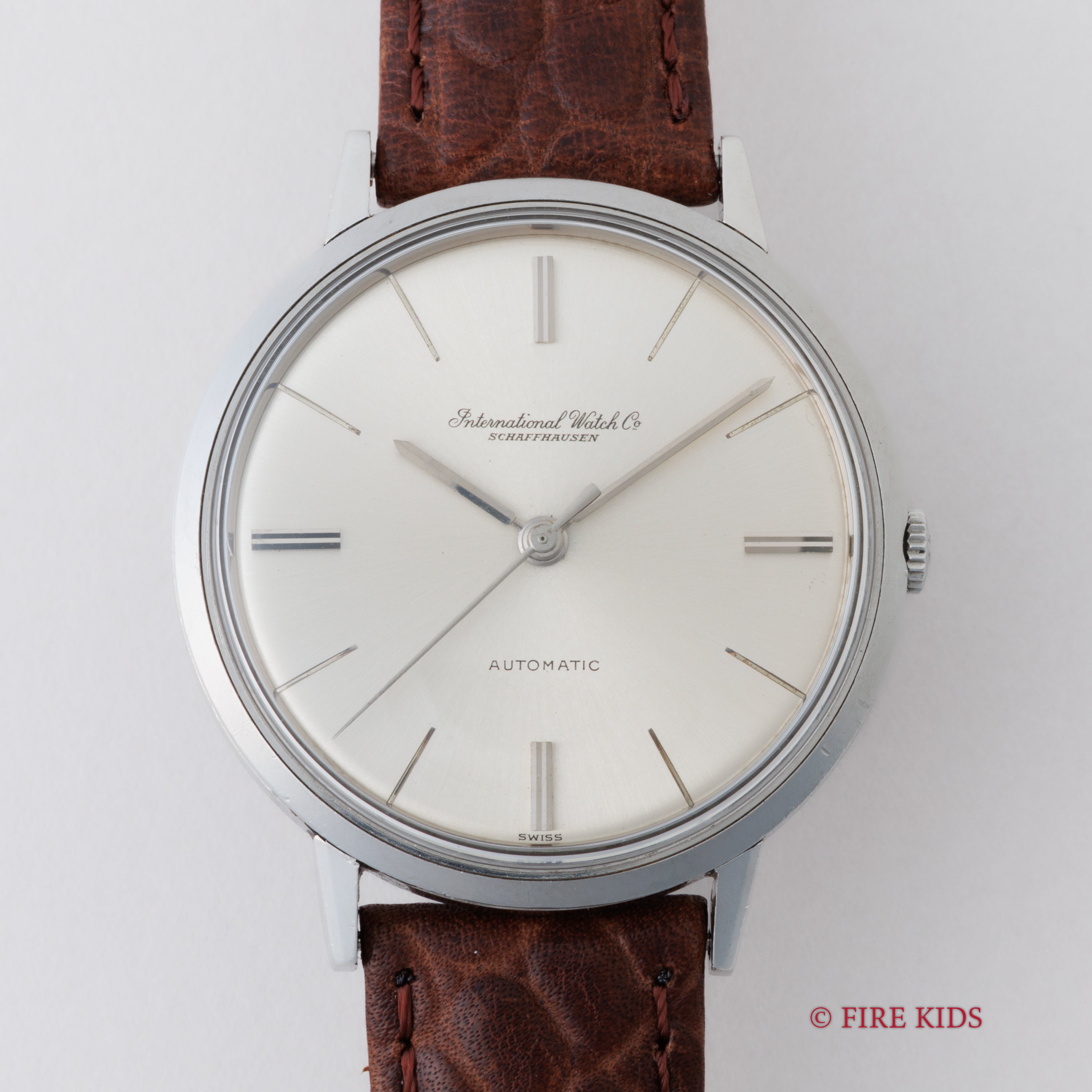 IWC 1963年製 ラウンドケース Ref.603A ペラトン式自動巻 Cal.853 ノンデイト お魚リューズ