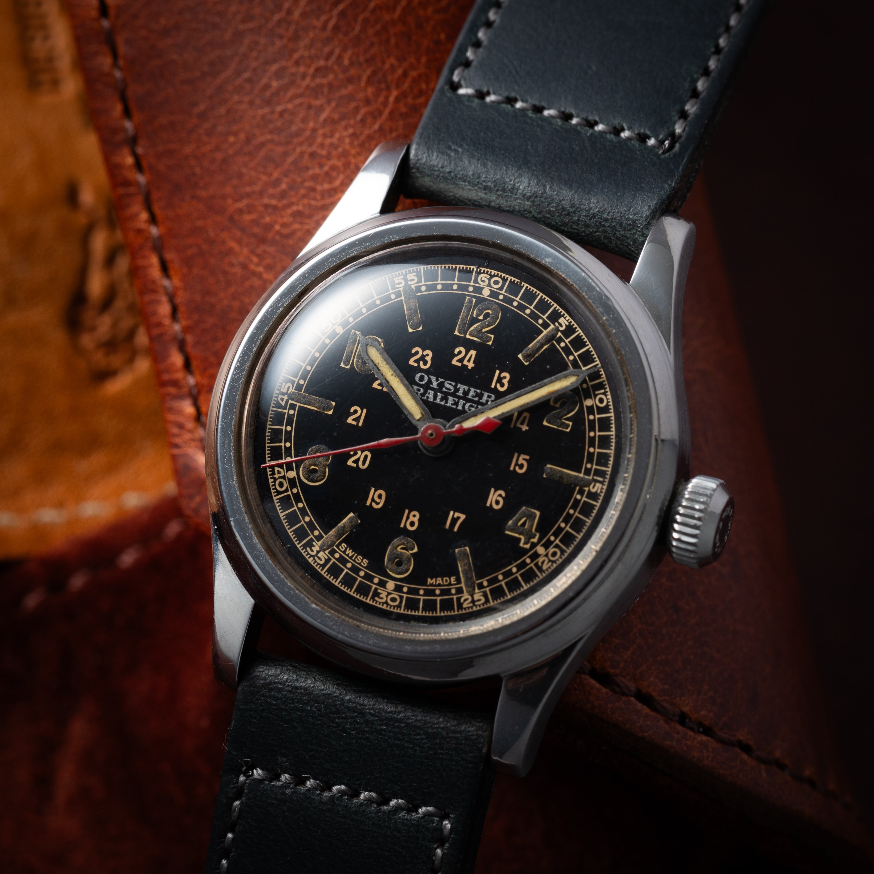 オイスター ラーレー 1940年代製 手巻き Ref.3478 ブラックマジェスティックダイヤル