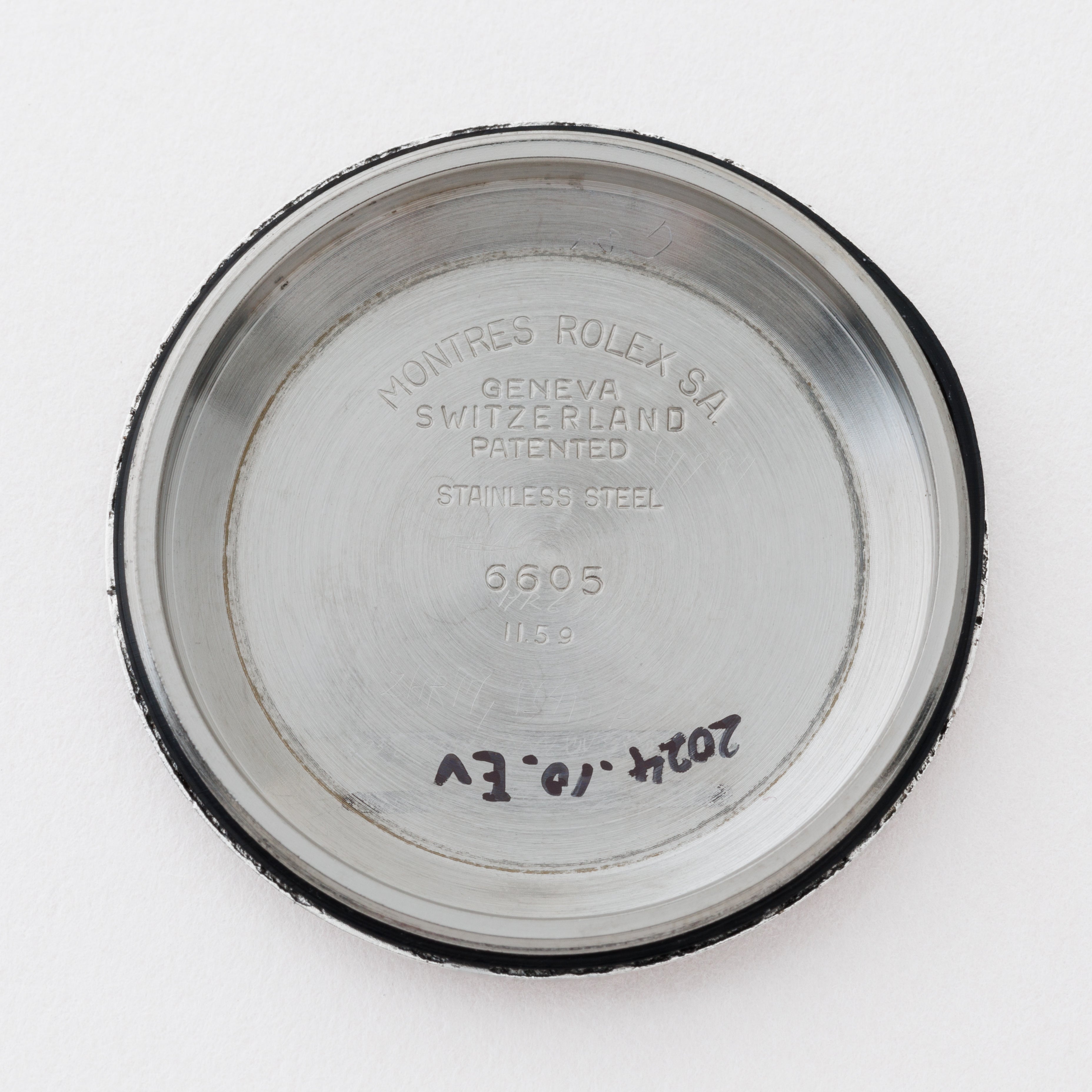 ロレックス デイトジャスト 1959年製 Ref.6605 シルバーダイヤル ドーフィンハンド 純正ジュビリーブレス