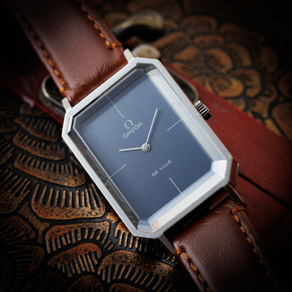 正規品【動作品】OMEGA デビル/手巻き カットガラス オーバル 機械式 楽天市場】オメガ デビル カットガラスの通販