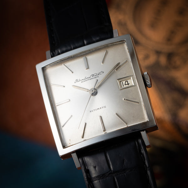 IWC　レディース　SS　手巻　スクエアケース　13カ365 IWCレディースSS手巻スクエアケース13カ365