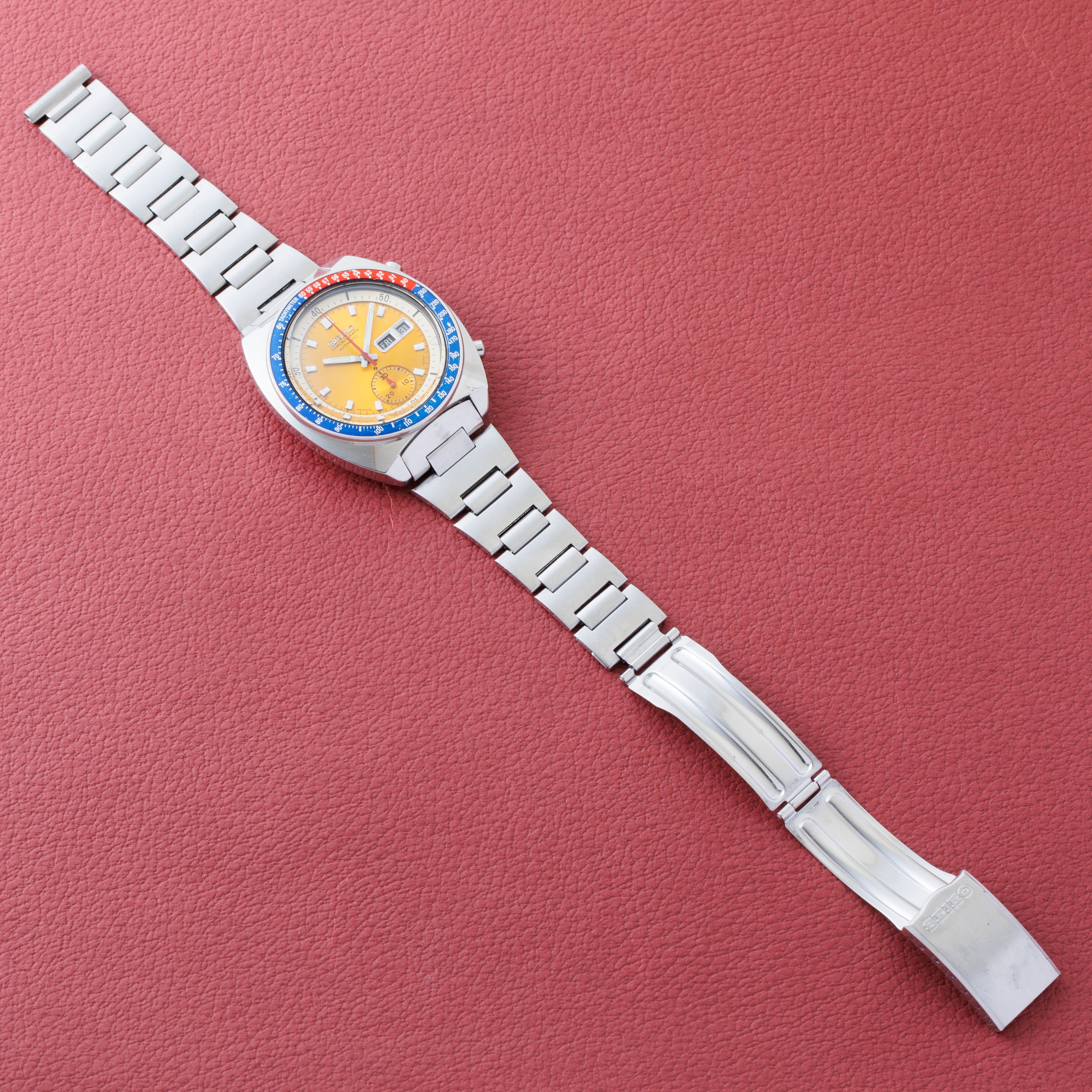 セイコー クロノグラフ ポーグ 1977年製 Ref.6139-6002 ペプシベゼル