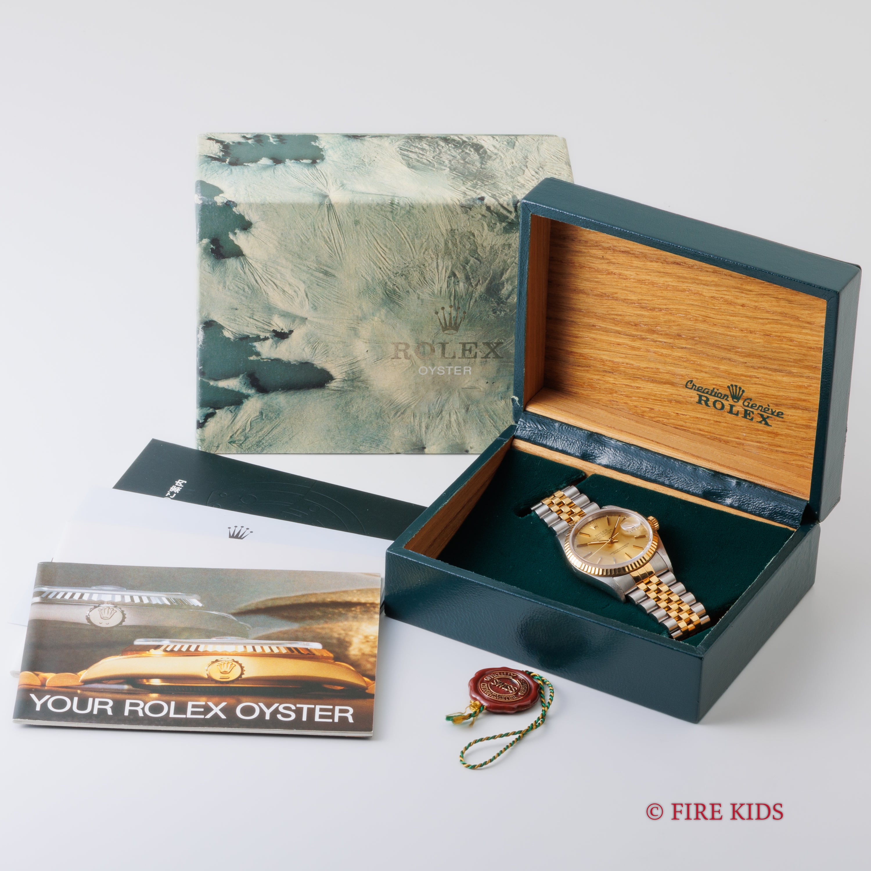 ROLEX 箱のみ　他付属品　デイトジャスト　16233 100% Genuine Rolex Datejust 16233 Box Booklets Tags Late 80s-90s